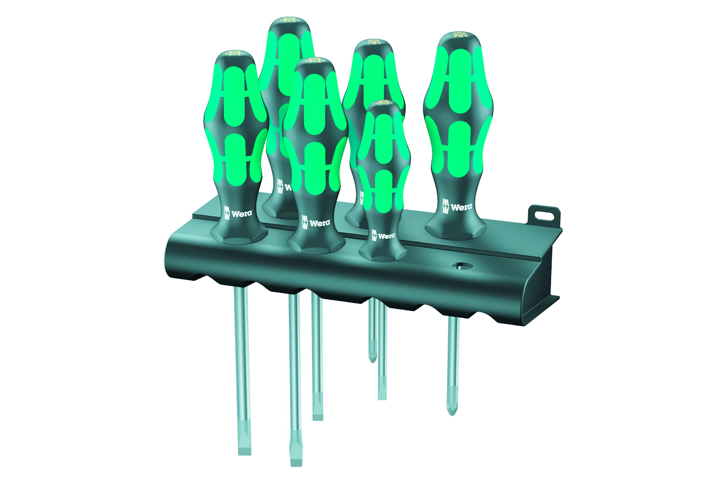 Набор отверток Wera, Kraftform Plus Lasertip с подставкой, 6 предметов, WE-105650