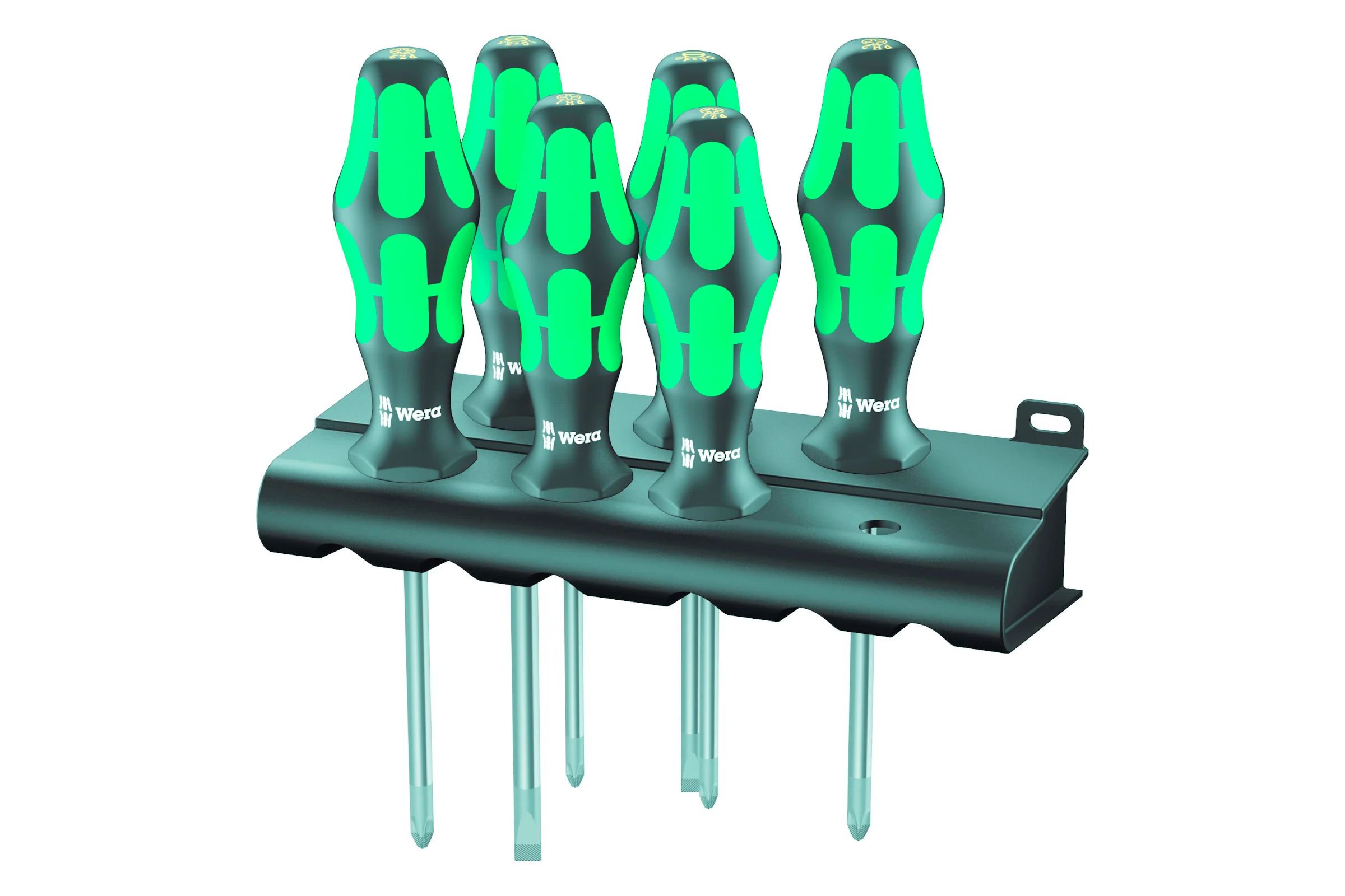 Набор отверток Wera, Kraftform Plus Lasertip с подставкой, 6 предметов, WE-105622
