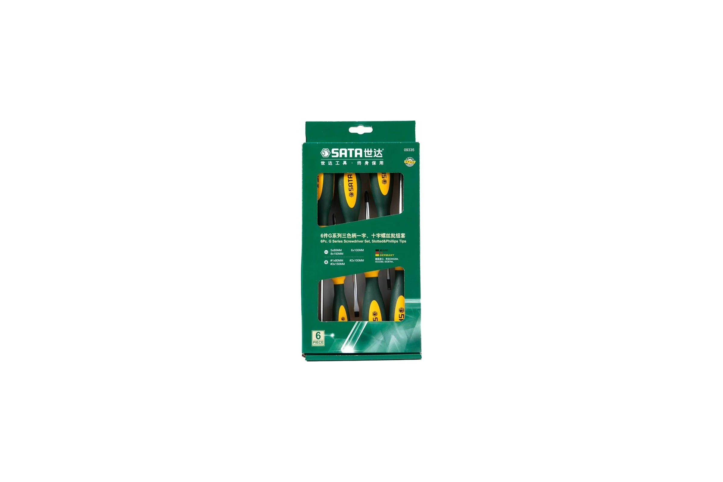 Набор комбинированных отверток Sata G-Series 6 предметов 09335
