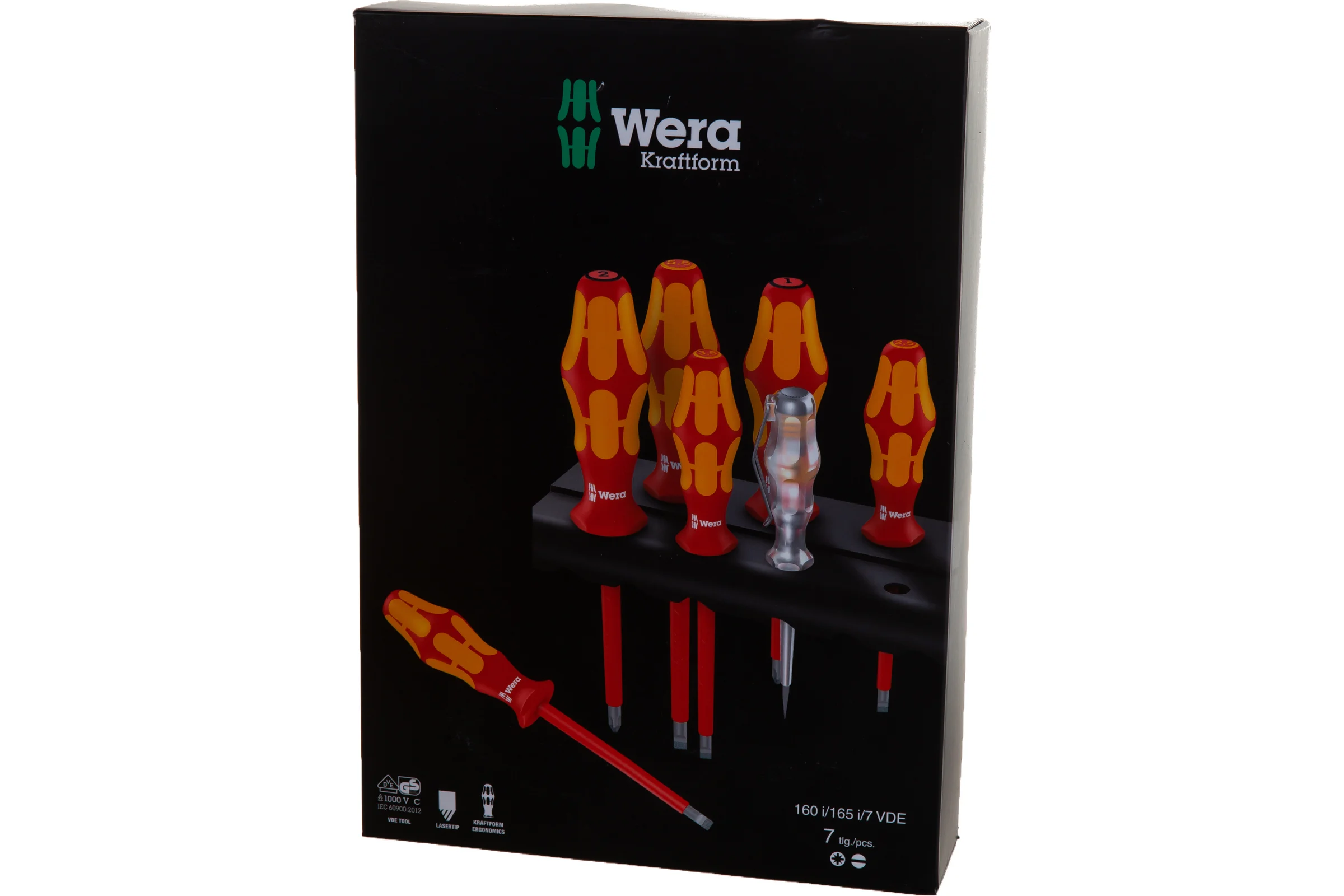 Набор диэлектрических отверток 1000 V 160I/165I/7 SATZ 7TLG. WERA WE-006148
