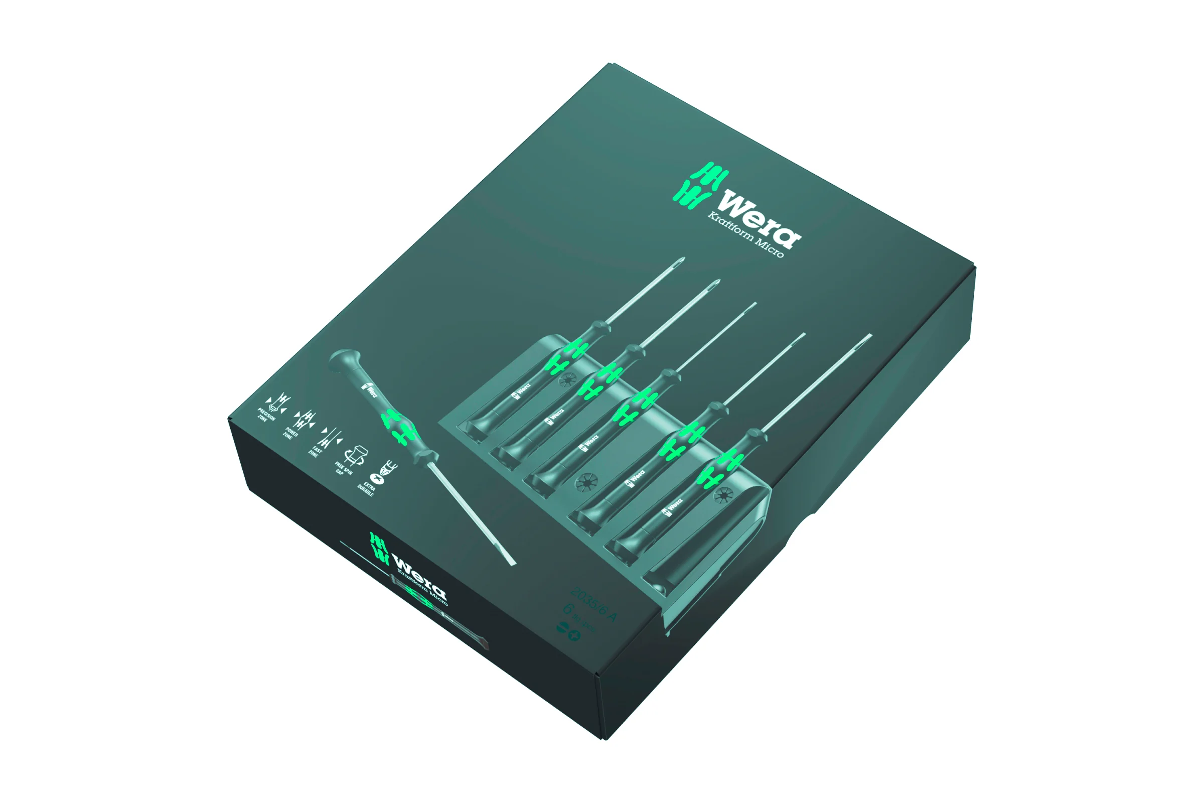 Набор отверток для электроники 2035/6 A SATZ 6 TLG. WERA Micro WE-118150