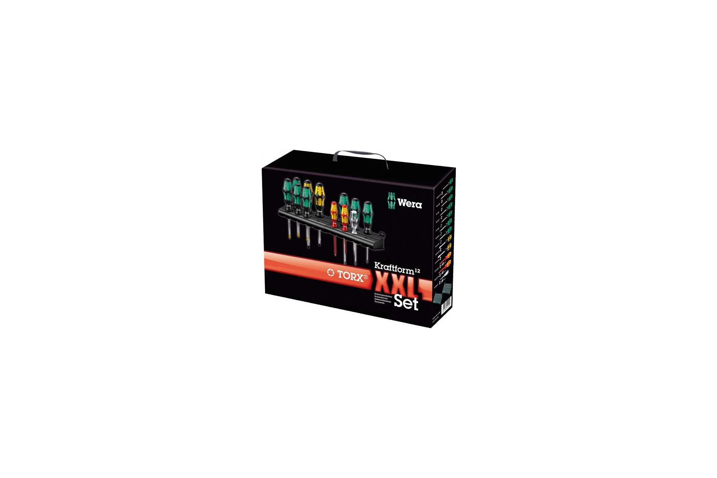 Набор отверток WERA Kraftform12 XXL Set TORX® + 2 Racks WE-051011