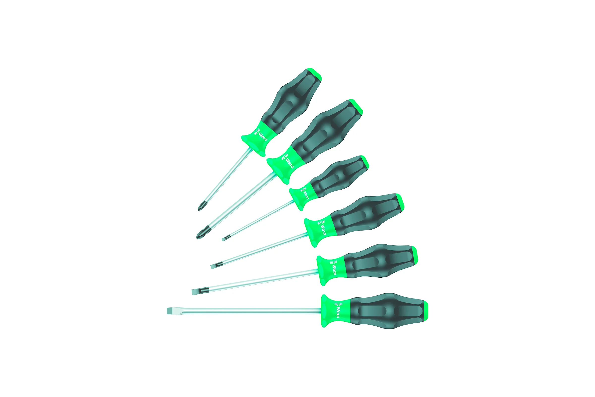 Набор отверток Wera, Kraftform Comfort, 6 предметов, WE-031551