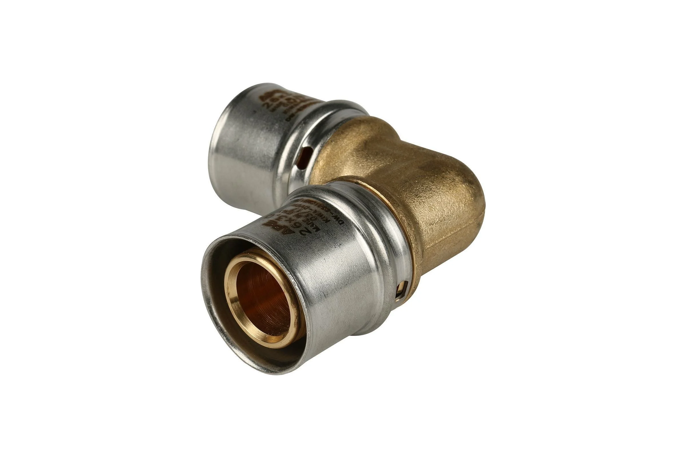 Угольник для металлопластиковых труб STOUT SFS-0003-002626 90 град, 26x26 RG008S9DIJ05GO