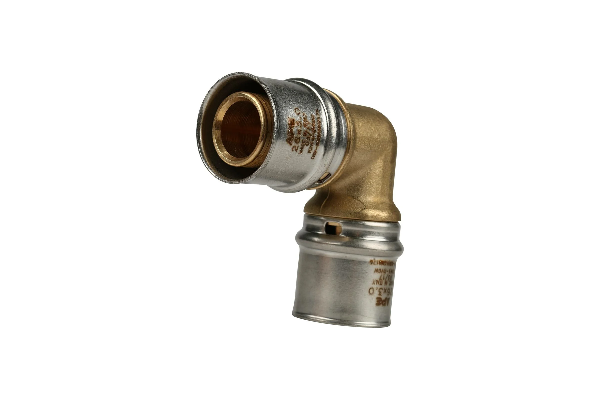 Угольник для металлопластиковых труб STOUT SFS-0003-002626 90 град, 26x26 RG008S9DIJ05GO