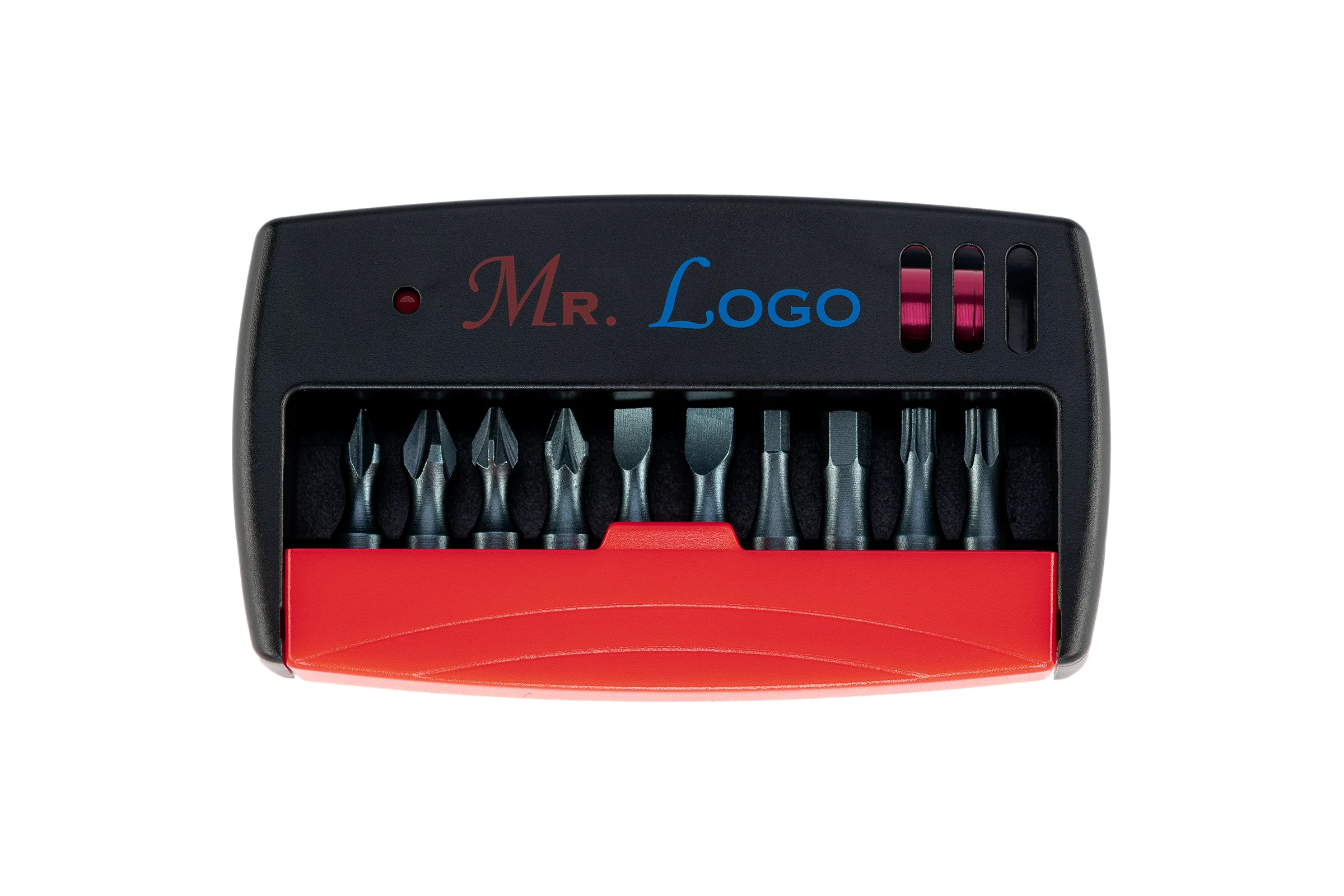 Набор торсионных бит 10 шт + магнитный держатель 65 мм Mr. Logo D010GMT-11
