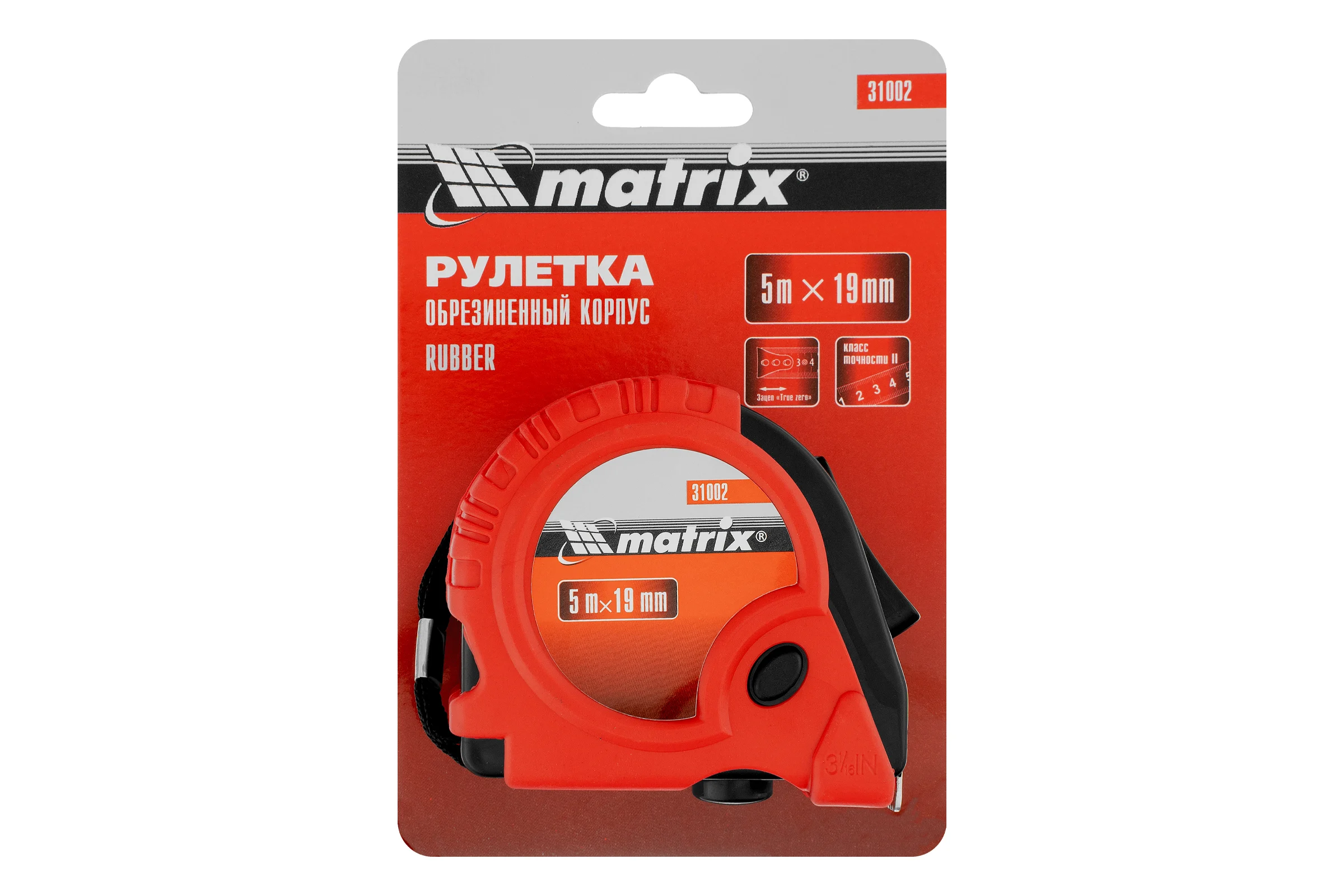 Рулетка Rubber MATRIX 31002