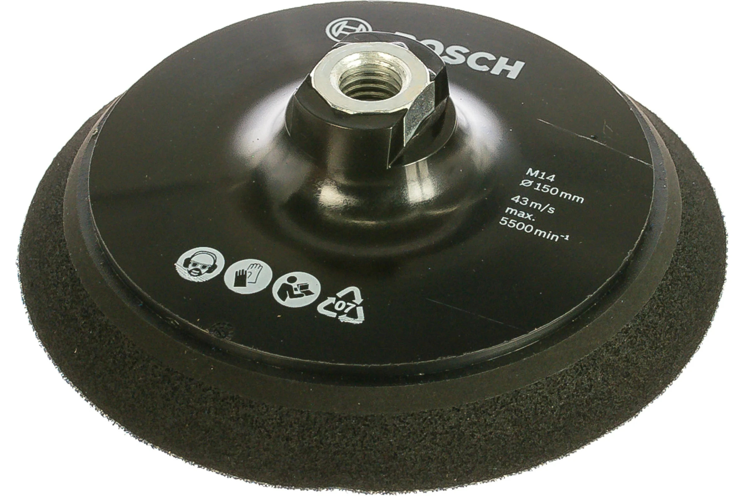 Тарелка опорная для полировальной машины GPO 14 CE Professional (М14; 150 мм) Bosch 2608612027