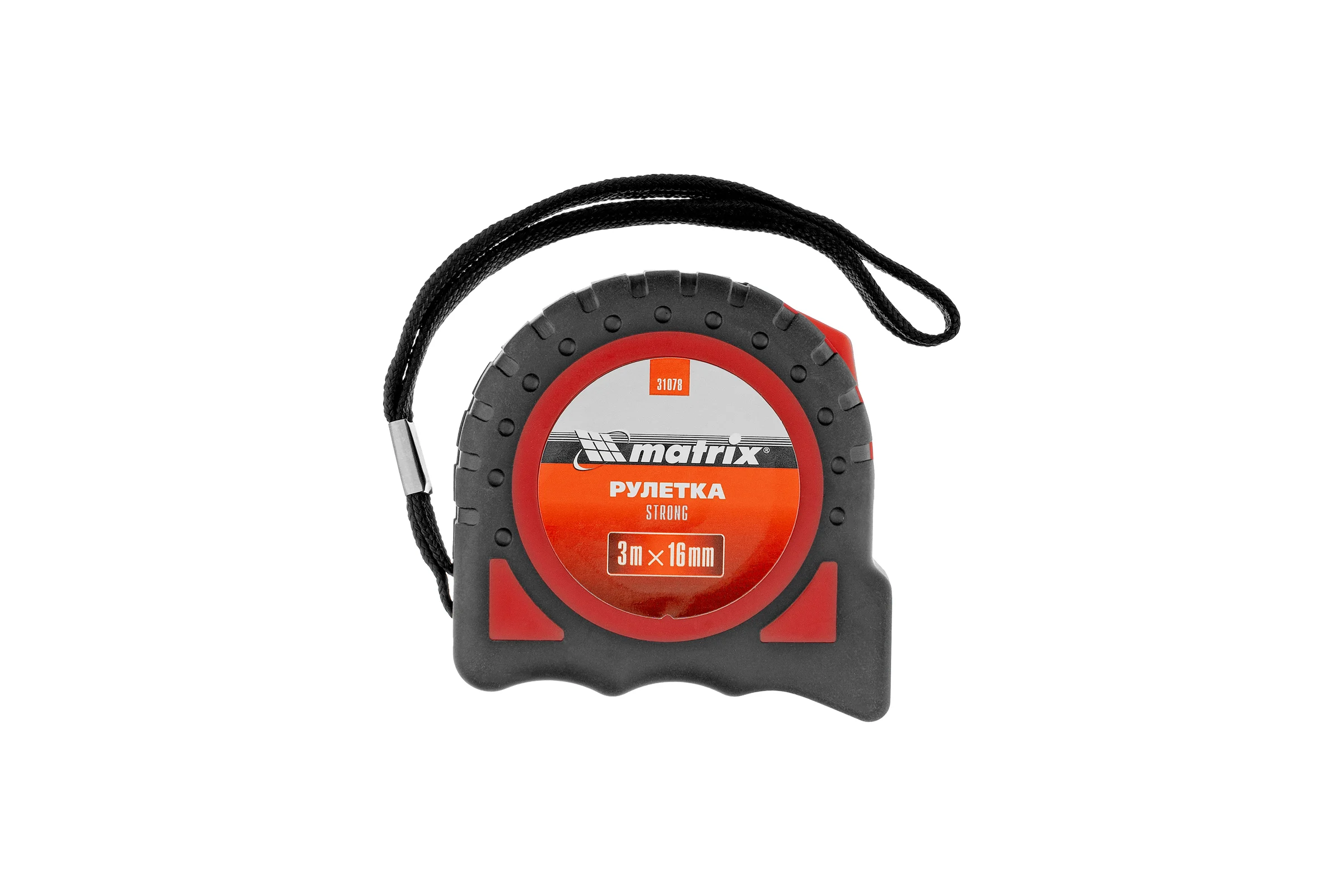 Рулетка Strong, 3 м х 16 мм, MATRIX 31078