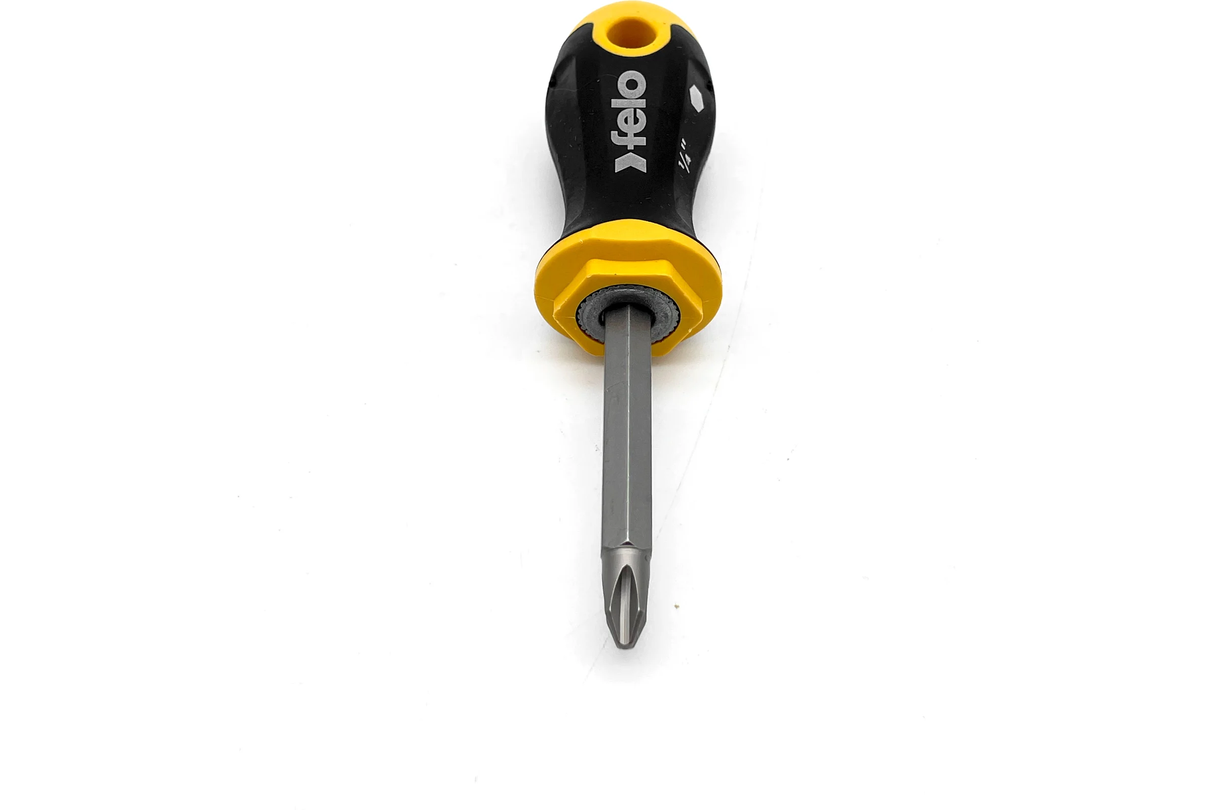 Отвертка Felo Ergonic Stubby с двухсторонней битой SL5.5хPH2, 60 мм 46926010