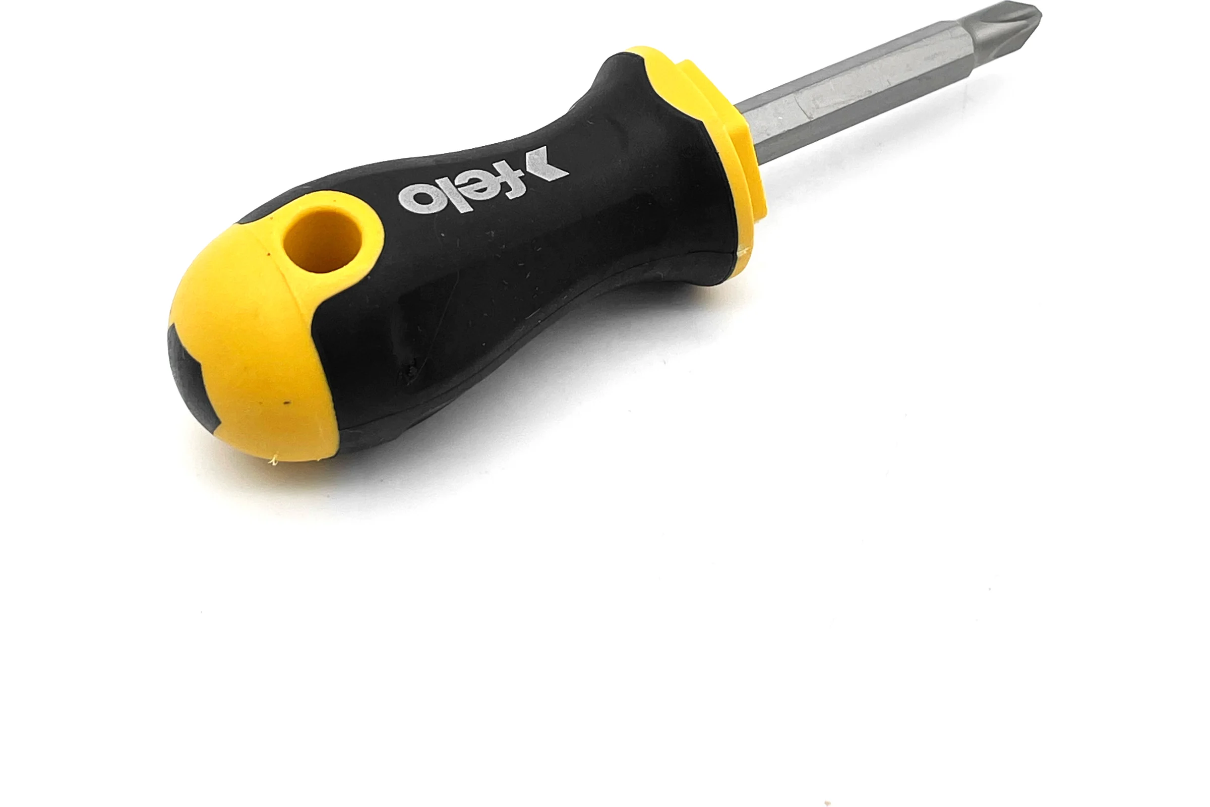 Отвертка Felo Ergonic Stubby с двухсторонней битой SL5.5хPH2, 60 мм 46926010