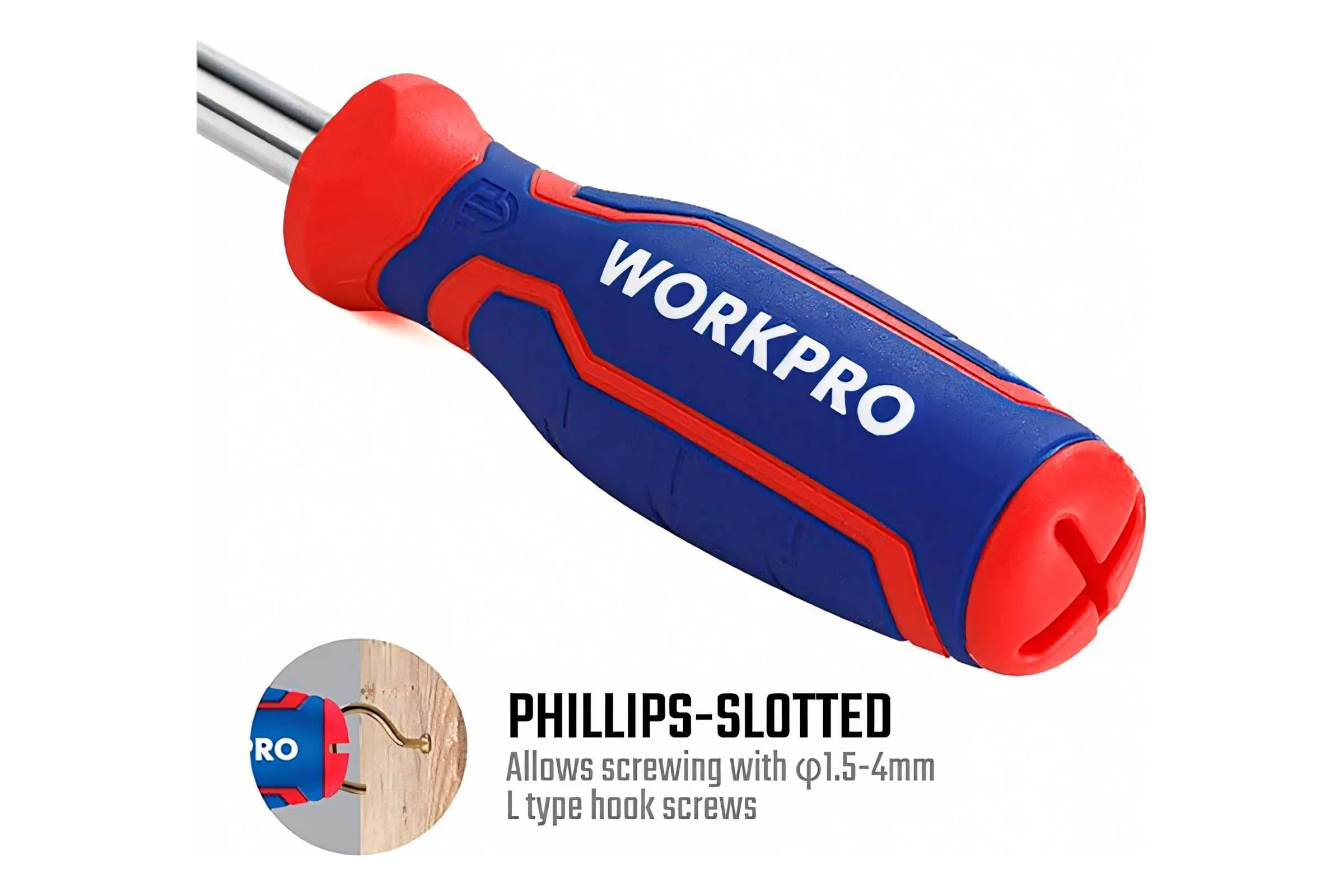 Отвертка 6 в 1 WORKPRO WP221046