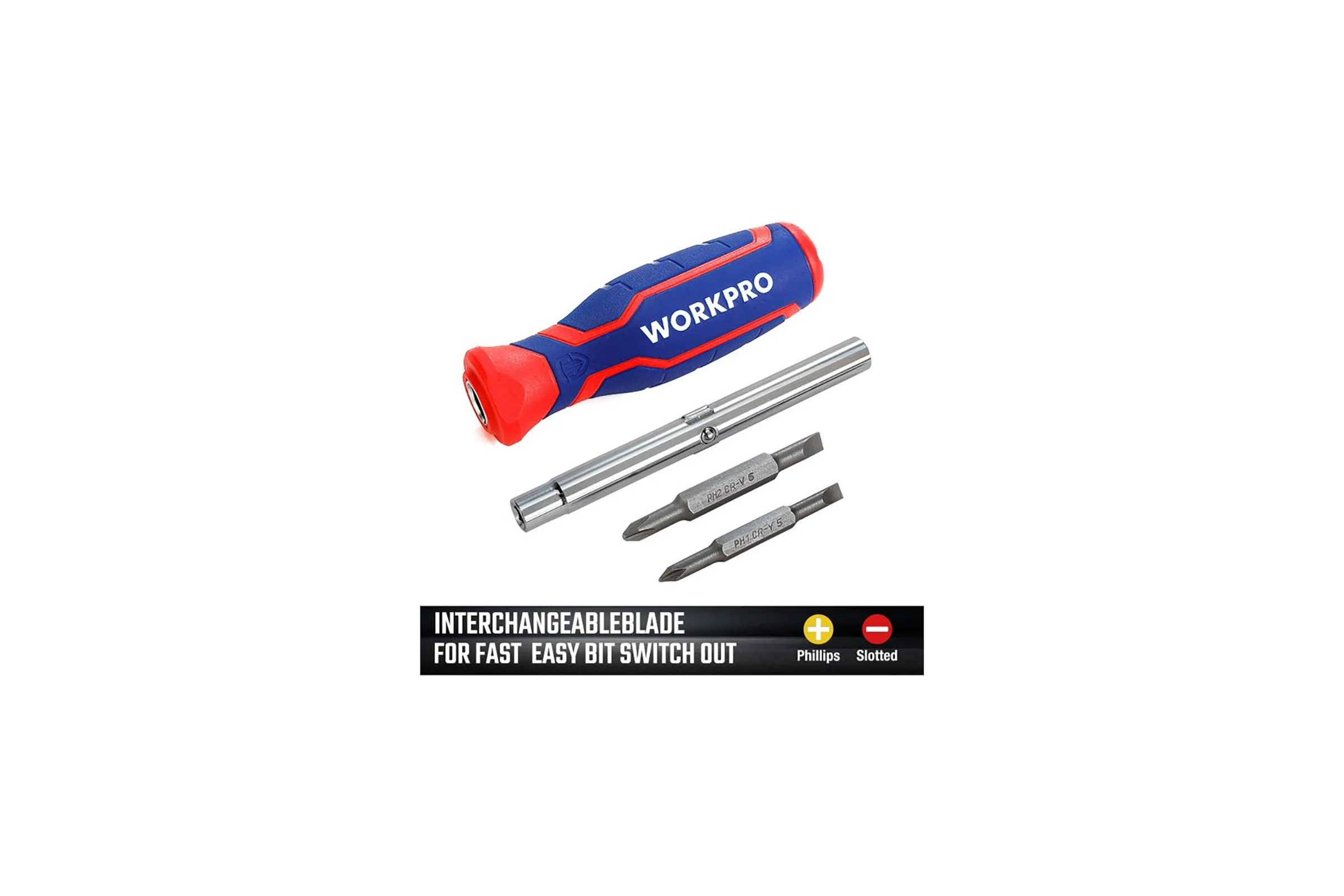 Отвертка 6 в 1 WORKPRO WP221046