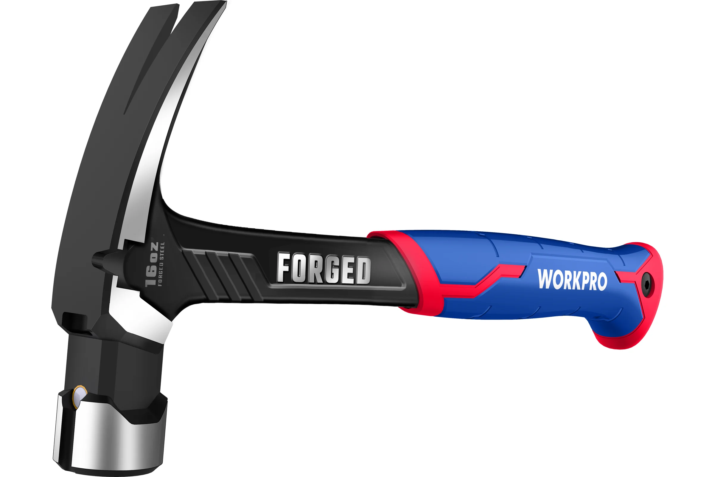 Молоток-гвоздодер WORKPRO 450г цельнометаллический WP241013