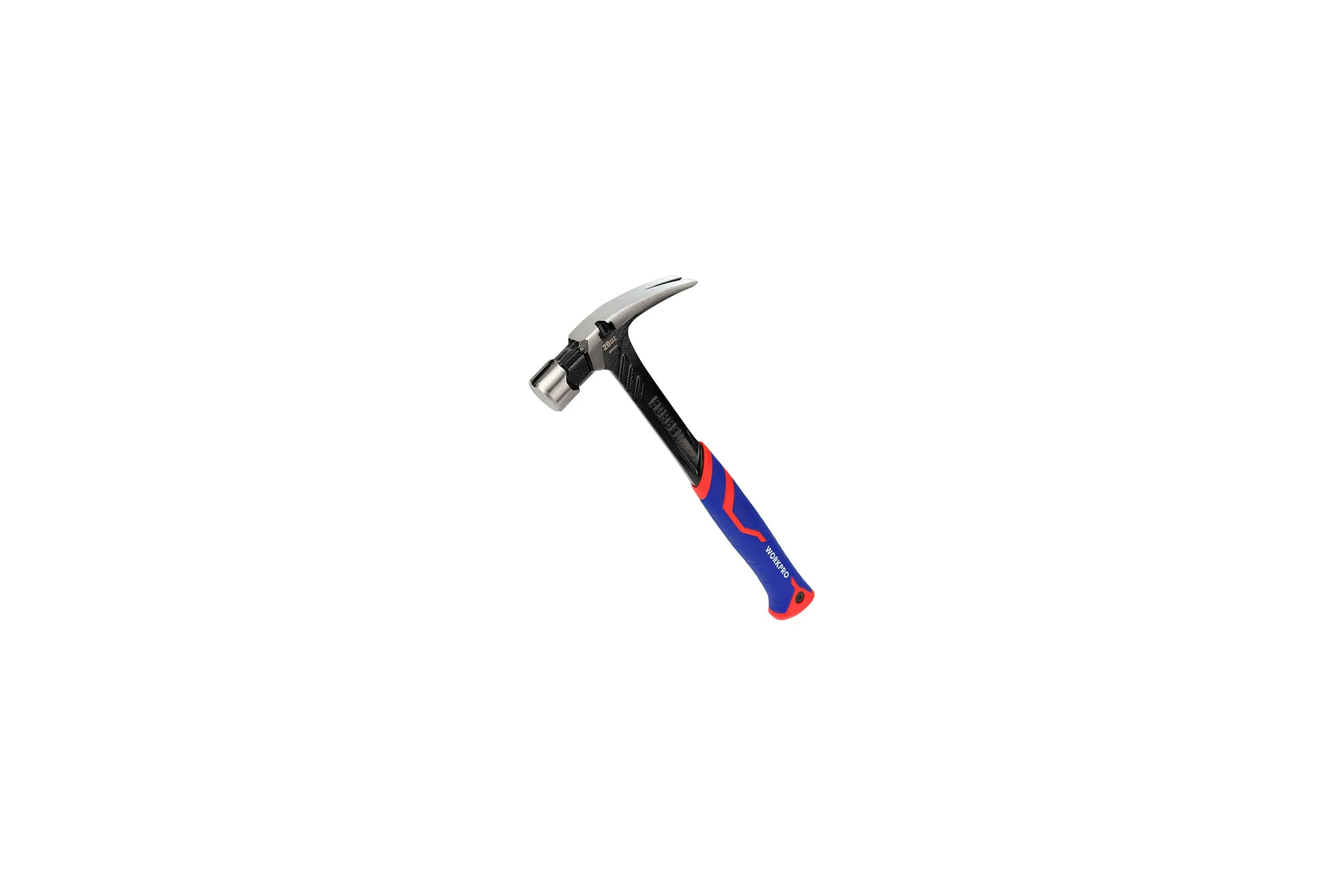 Молоток-гвоздодер WORKPRO 450г цельнометаллический WP241013