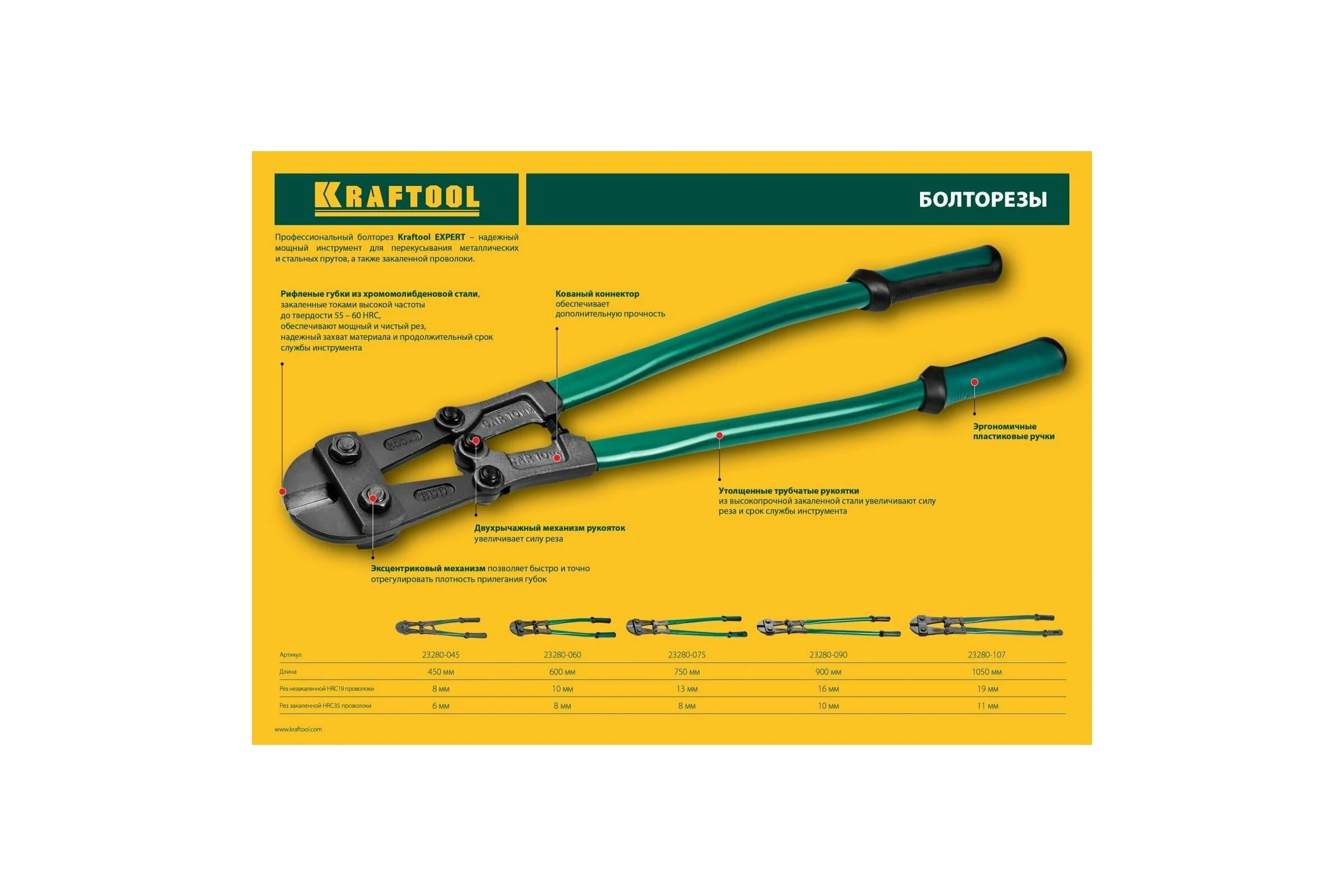 Болторез 1050 мм KRAFTOOL 23280-107