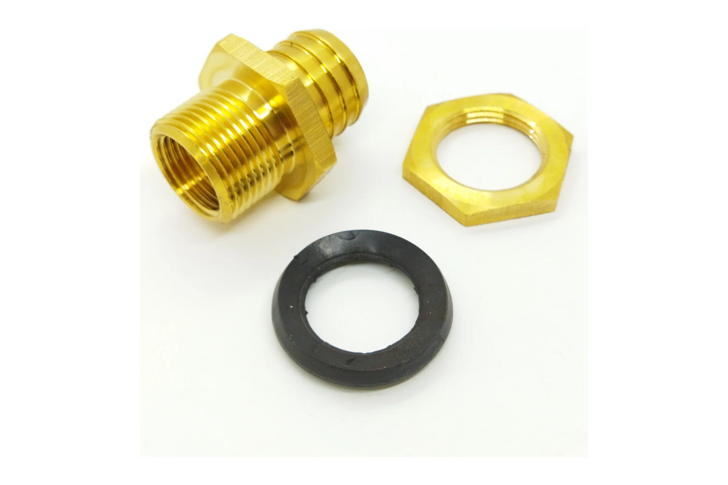 Штуцер для бочки HG 1/2" ВР х 3/4" НР х 25мм + уплотнитель, 2 шт 4960349