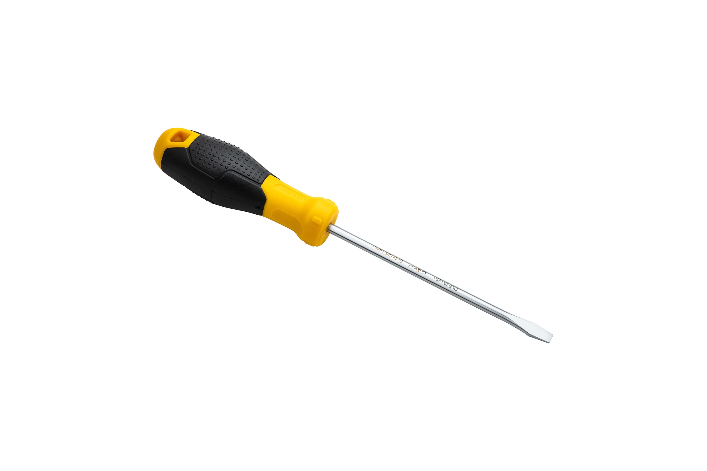 Шлицевая отвертка DELI SL5х125мм DL6351251 Cr-V, магнит, TPR+PP ручка 98350