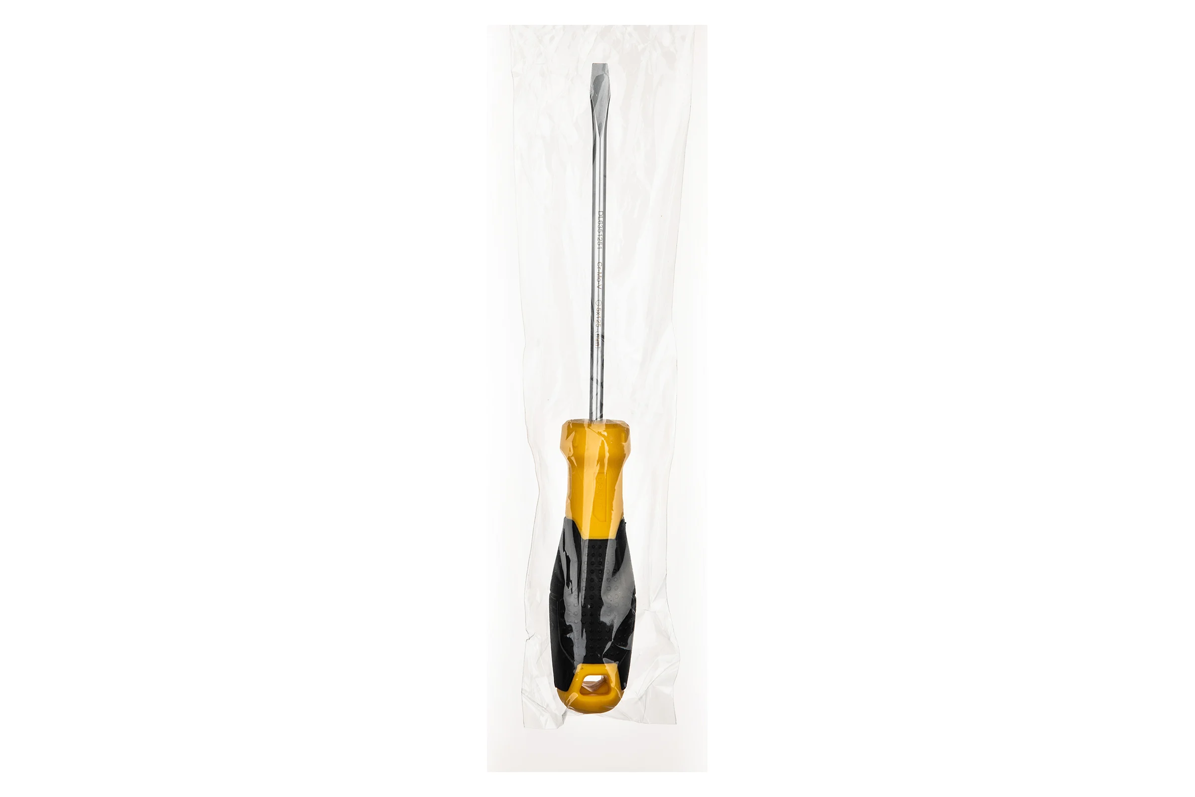 Шлицевая отвертка DELI SL5х125мм DL6351251 Cr-V, магнит, TPR+PP ручка 98350