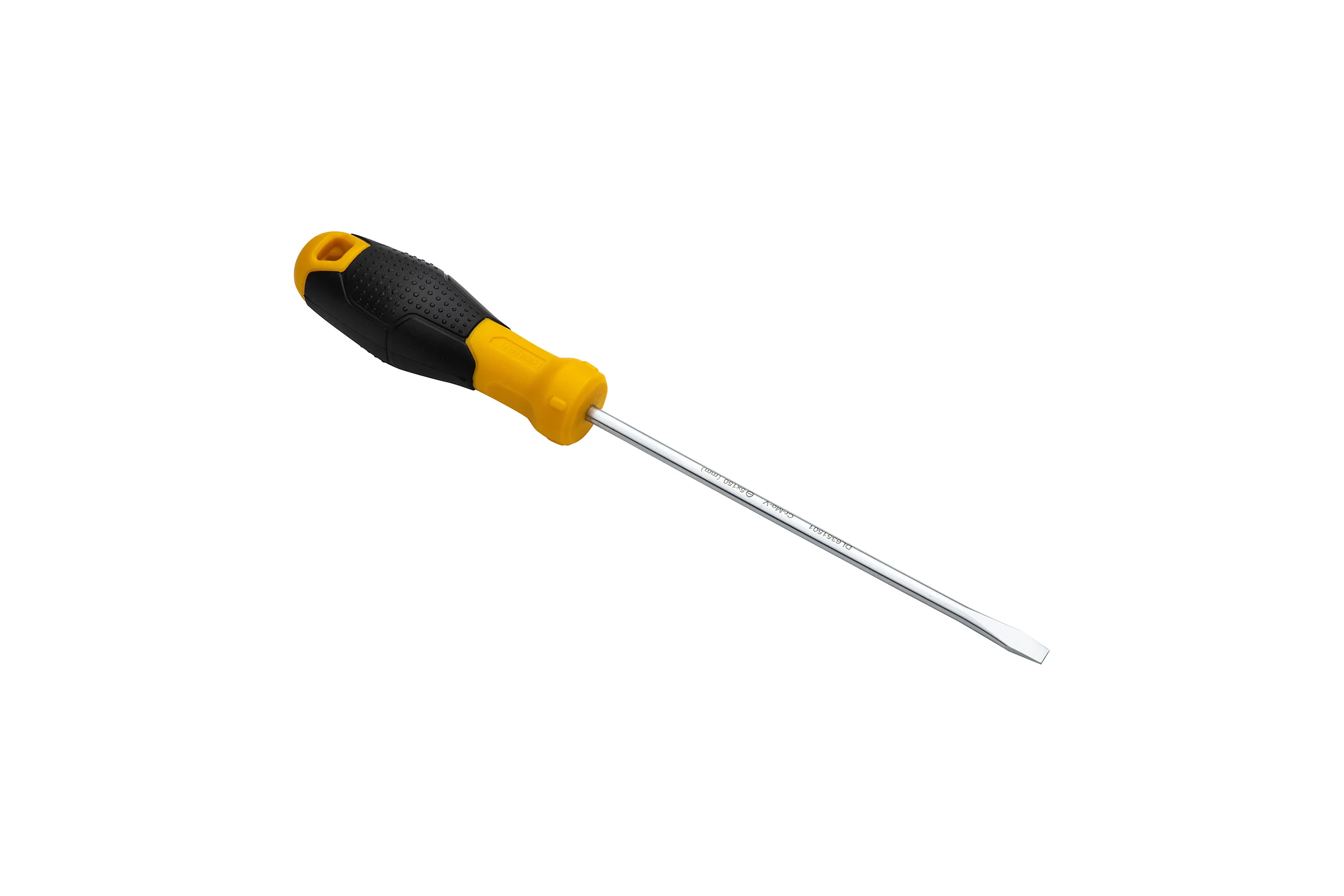 Шлицевая отвертка DELI SL5х150мм DL6351501 Cr-V, магнит, TPR+PP ручка 98351