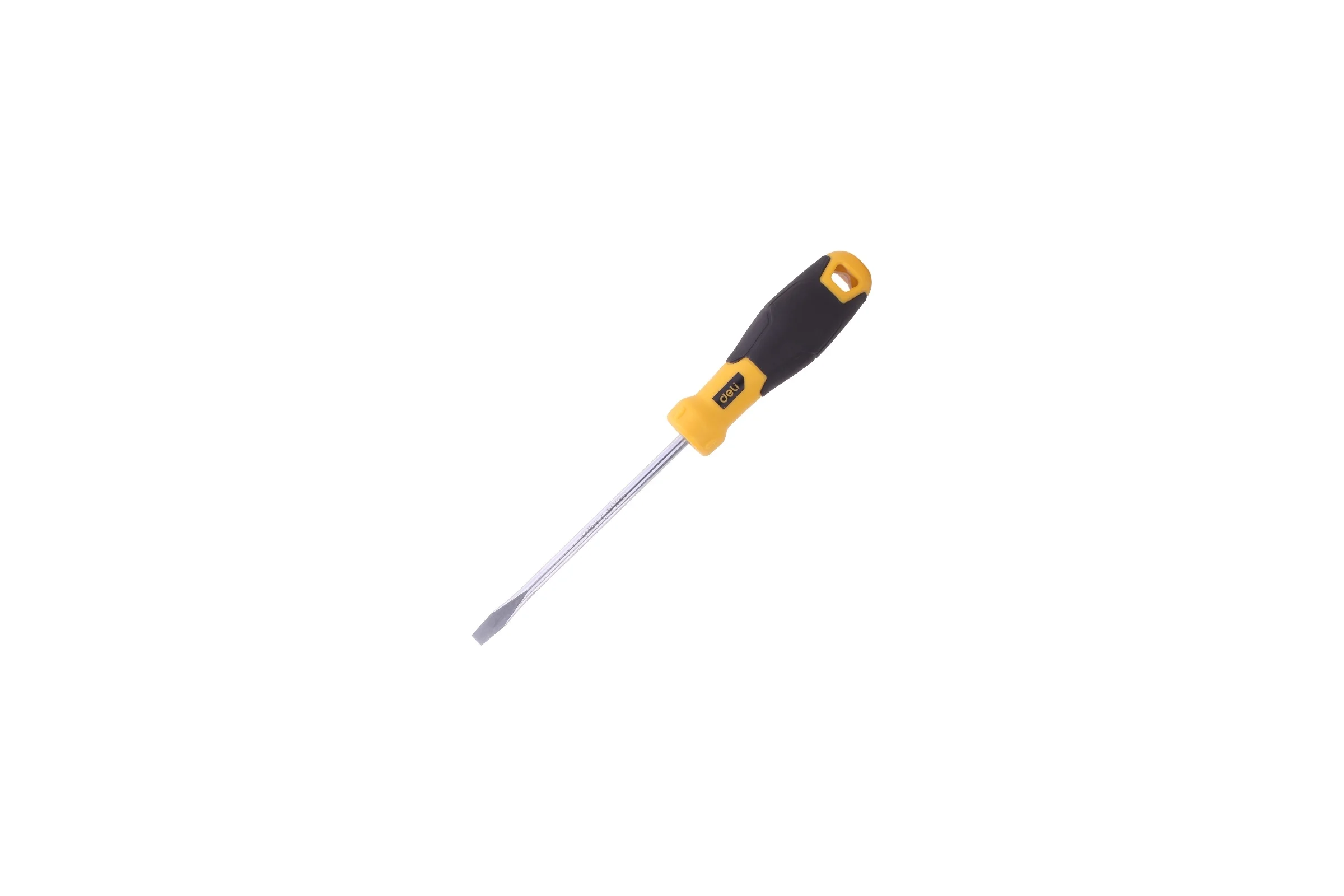 Шлицевая отвертка DELI SL6х150мм DL6361501 Cr-V, магнит, TPR+PP ручка 98355