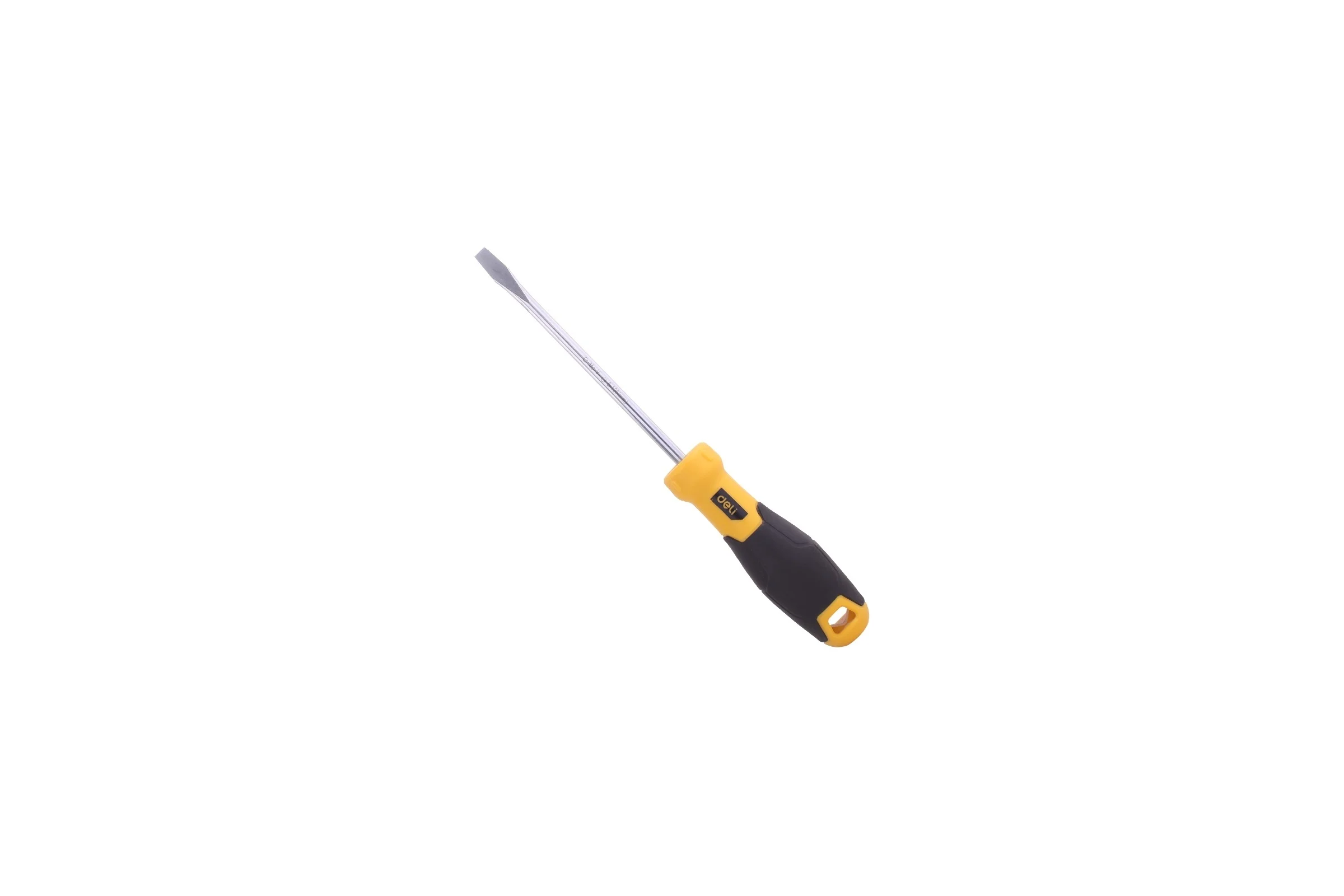 Шлицевая отвертка DELI SL6х150мм DL6361501 Cr-V, магнит, TPR+PP ручка 98355
