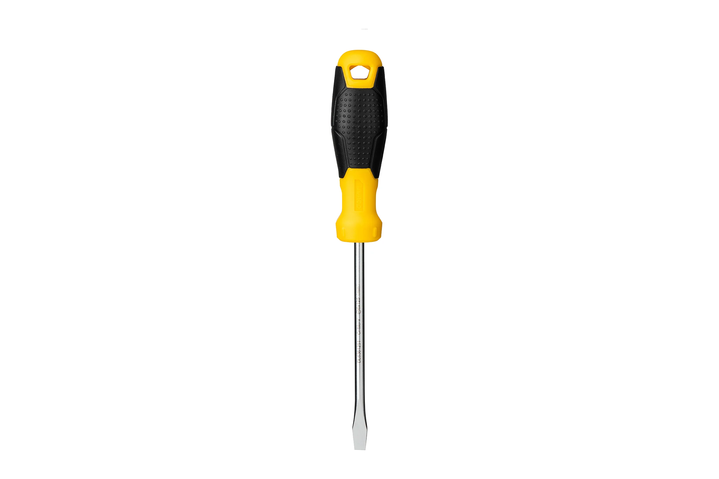 Шлицевая отвертка DELI SL6х125мм DL6361251 Cr-V, магнит, TPR+PP ручка 98354
