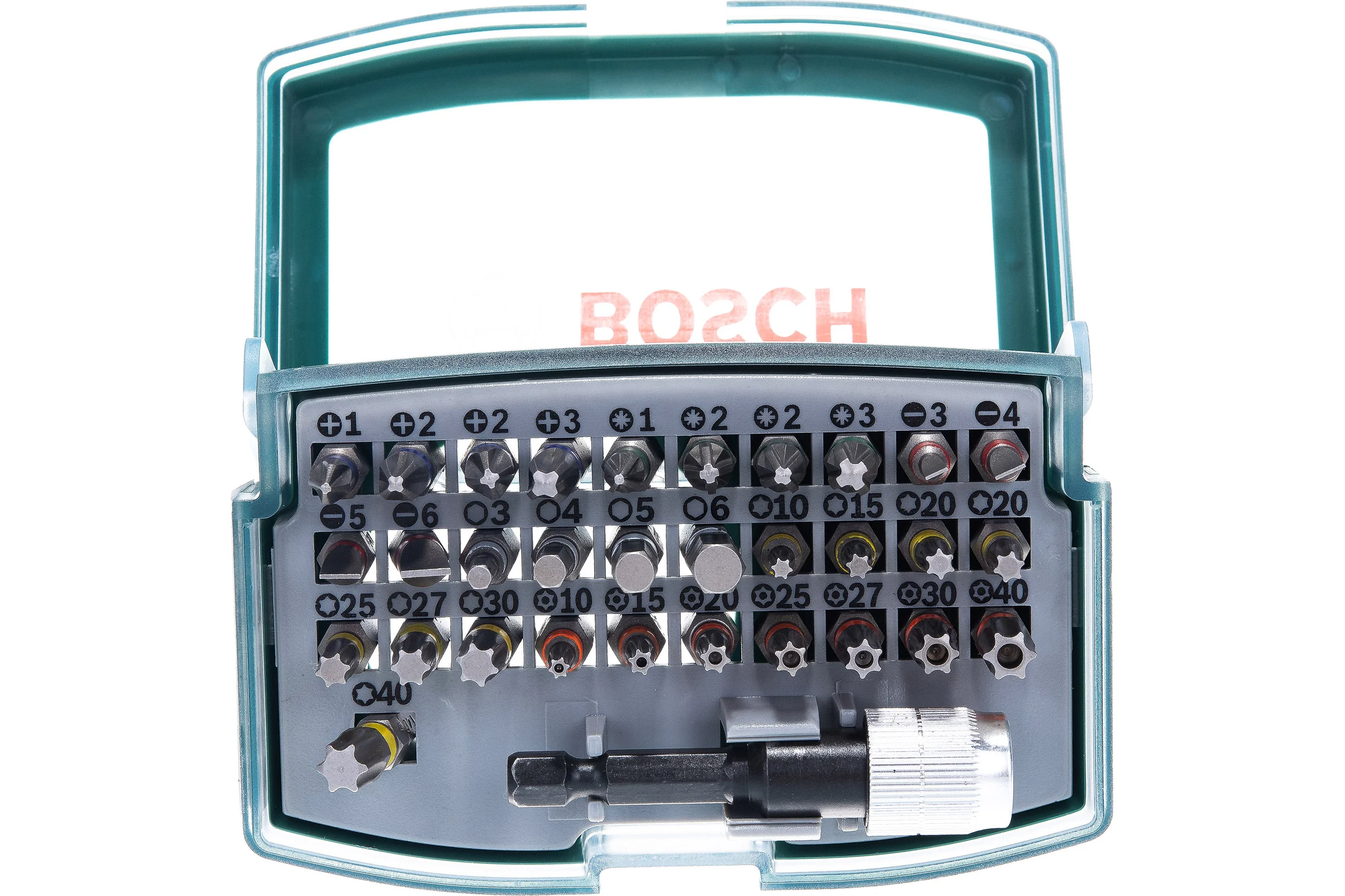 Набор бит COLORED 32 предмета Bosch 2607017063