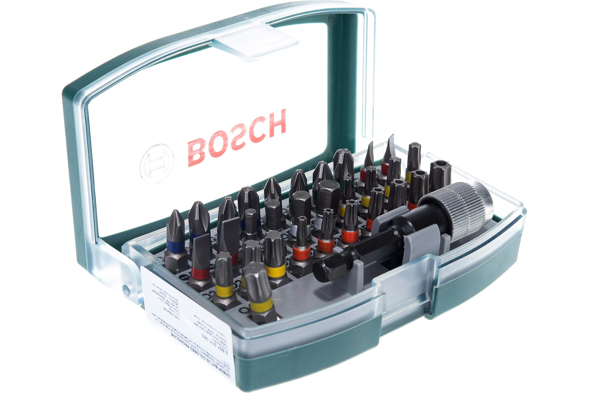 Набор бит COLORED 32 предмета Bosch 2607017063