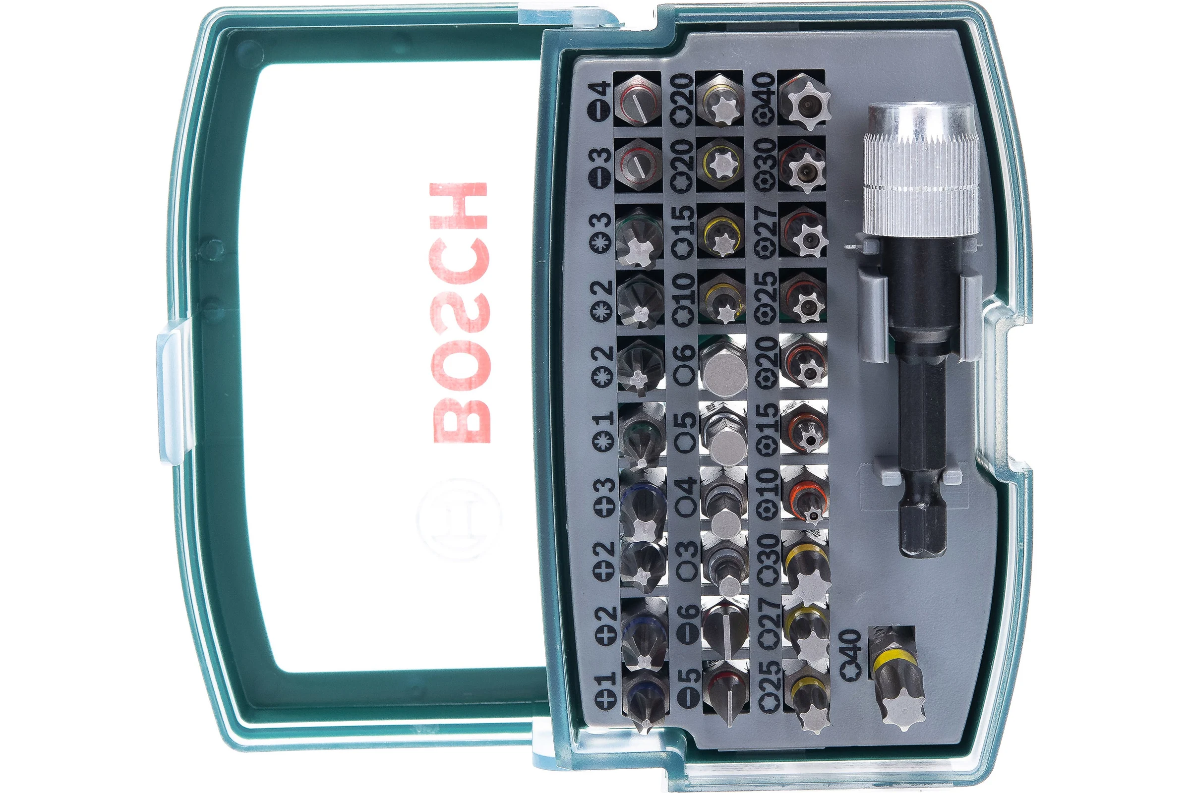 Набор бит COLORED 32 предмета Bosch 2607017063
