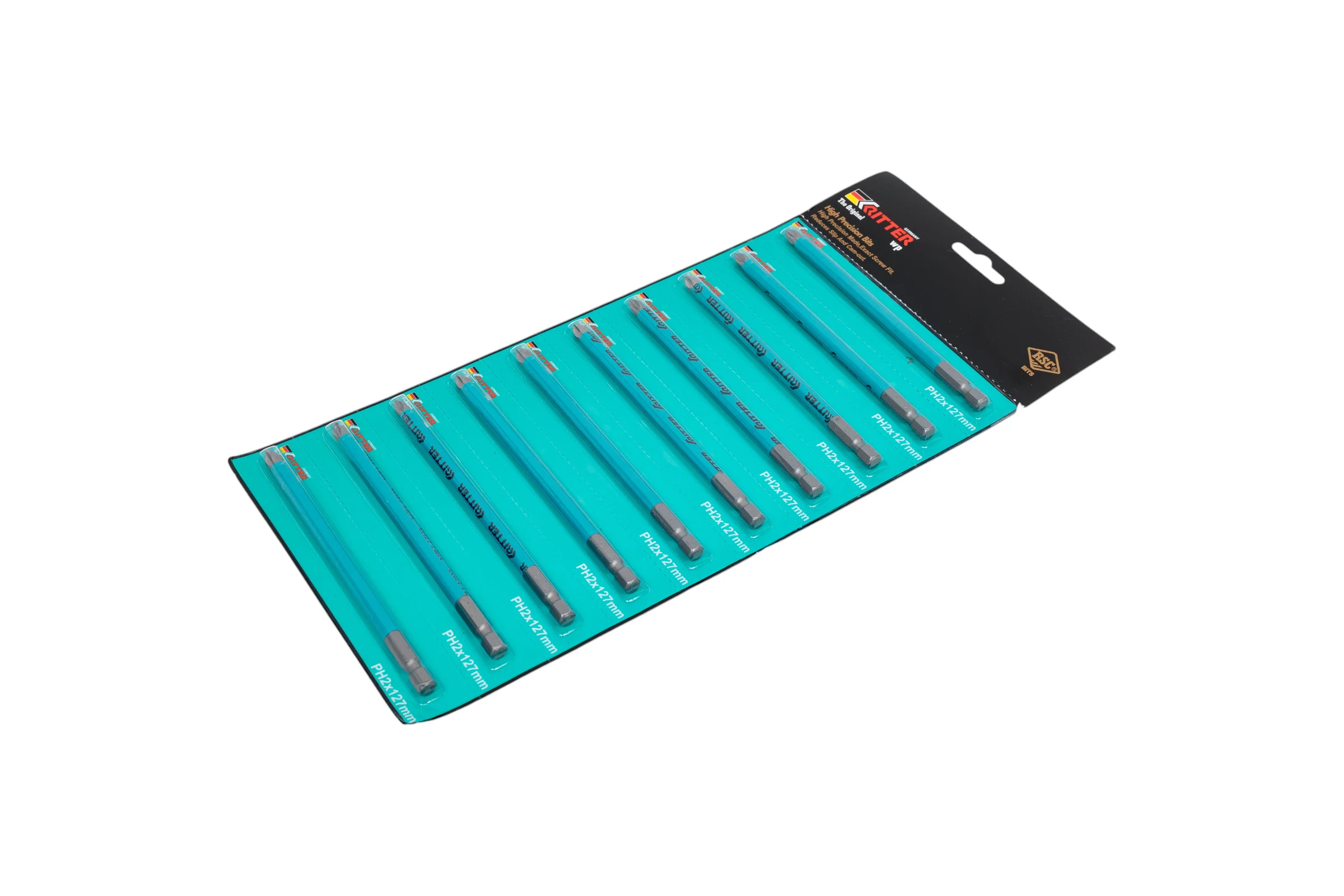 Бита WP PH2, 127 мм, магнитная, 10 шт RITTER PS20112127