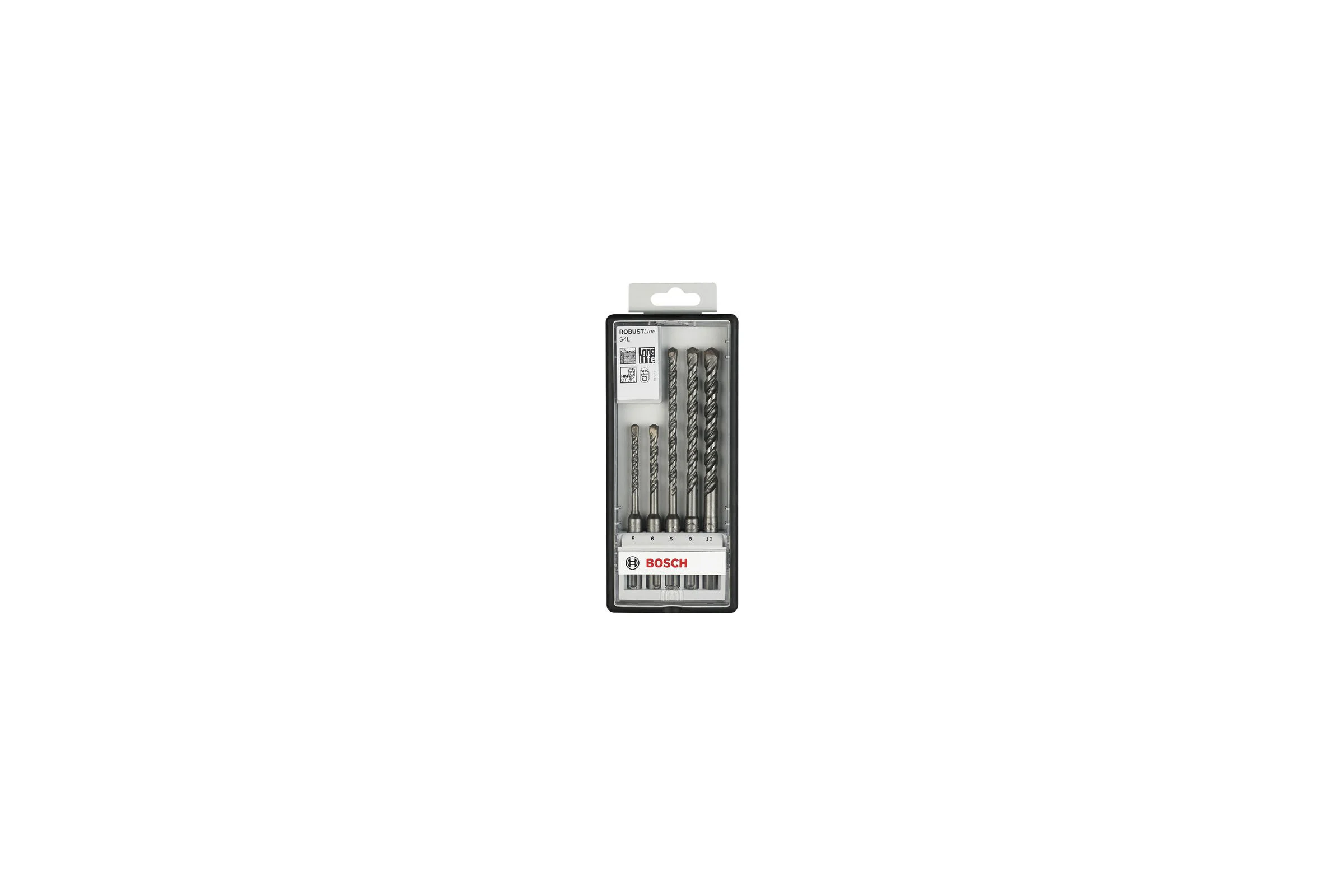 Набор буров Robust Line 5 шт. (SDS+; S4L) Bosch 2607019927