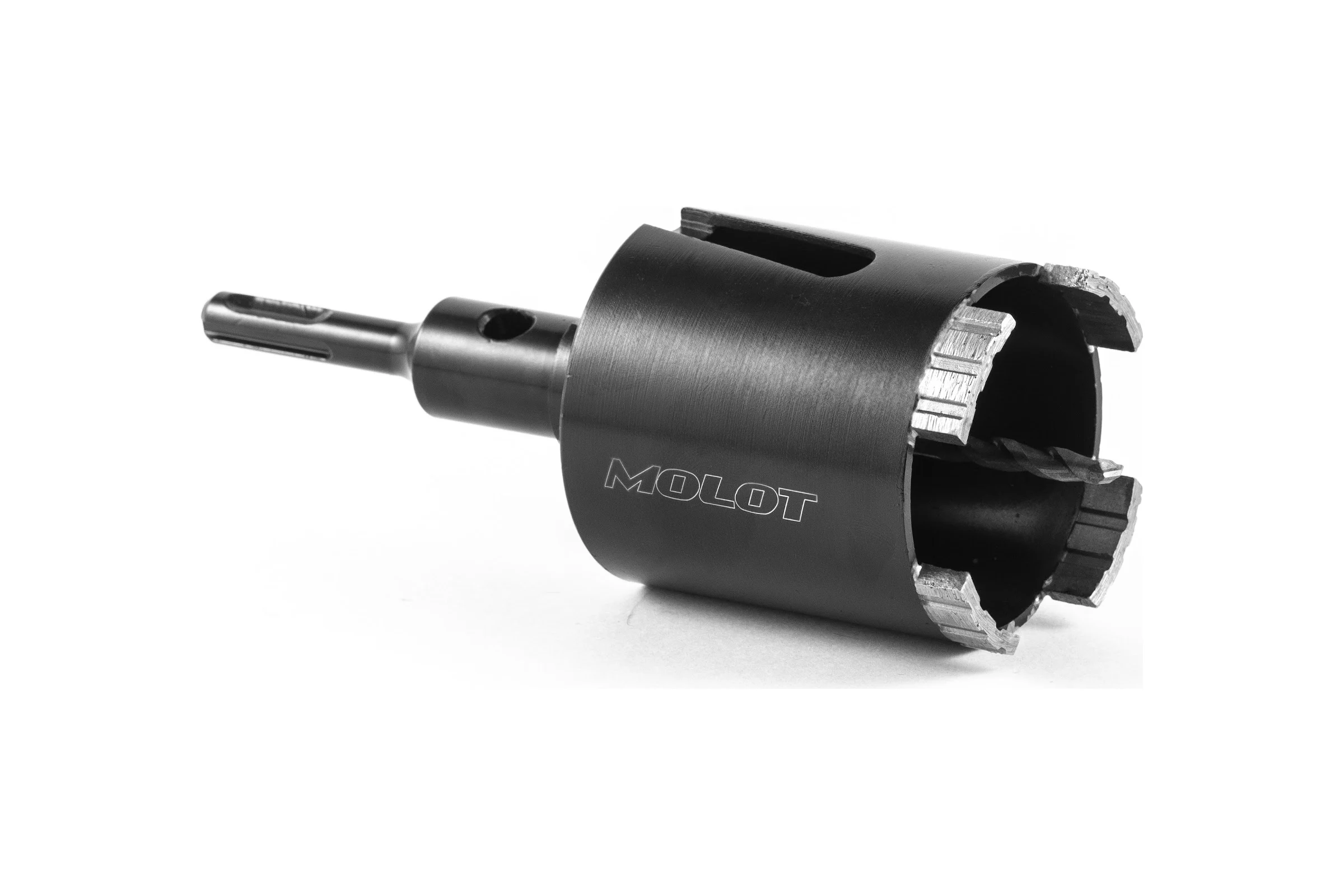 Коронка алмазная по бетону с переходником SDS-plus 72х70 мм, М16 MOLOT 72704113
