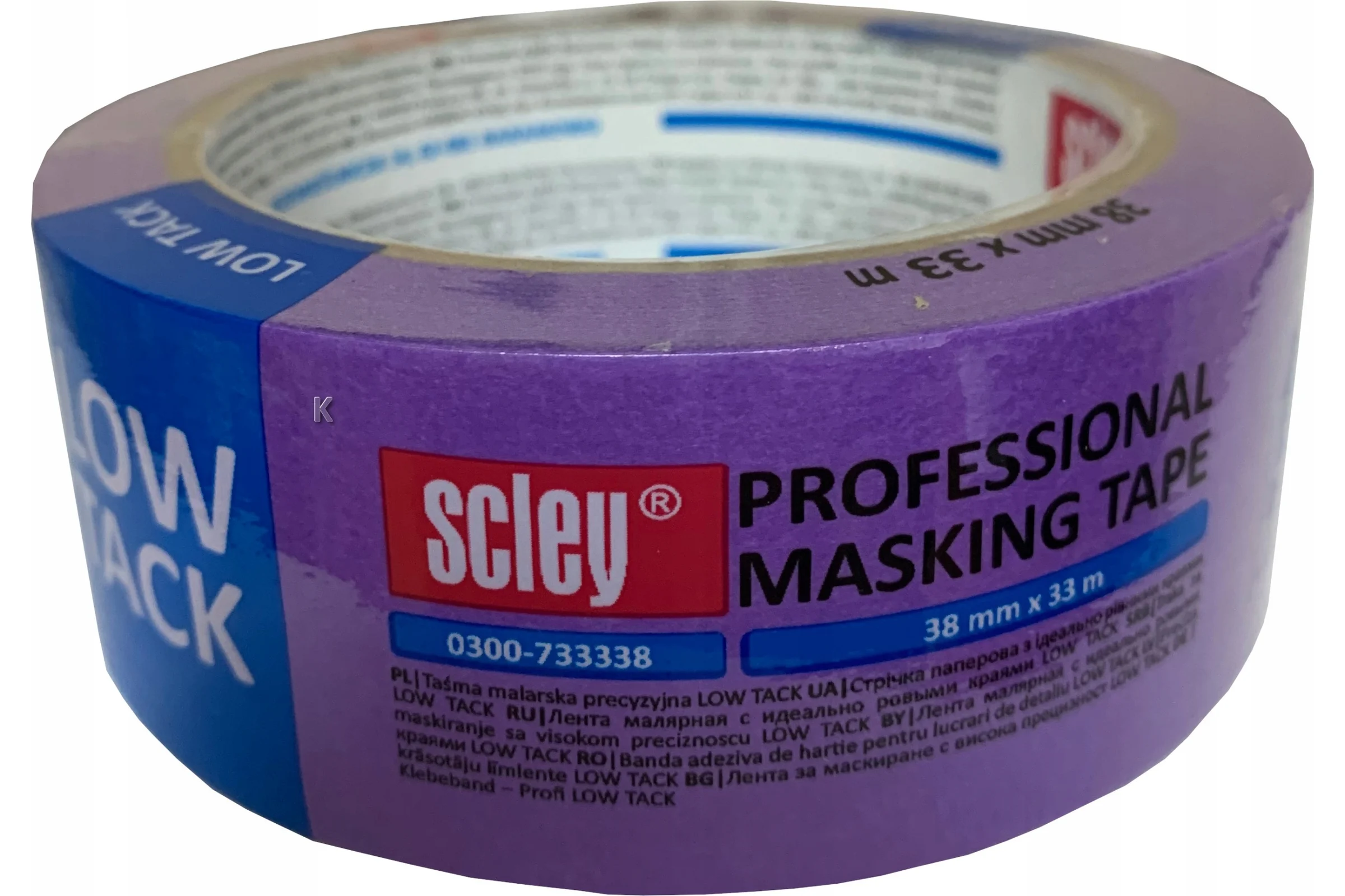 Малярная лента SCLEY серия 573, 38 мм, 33 м, фиолетовая 0300-733338