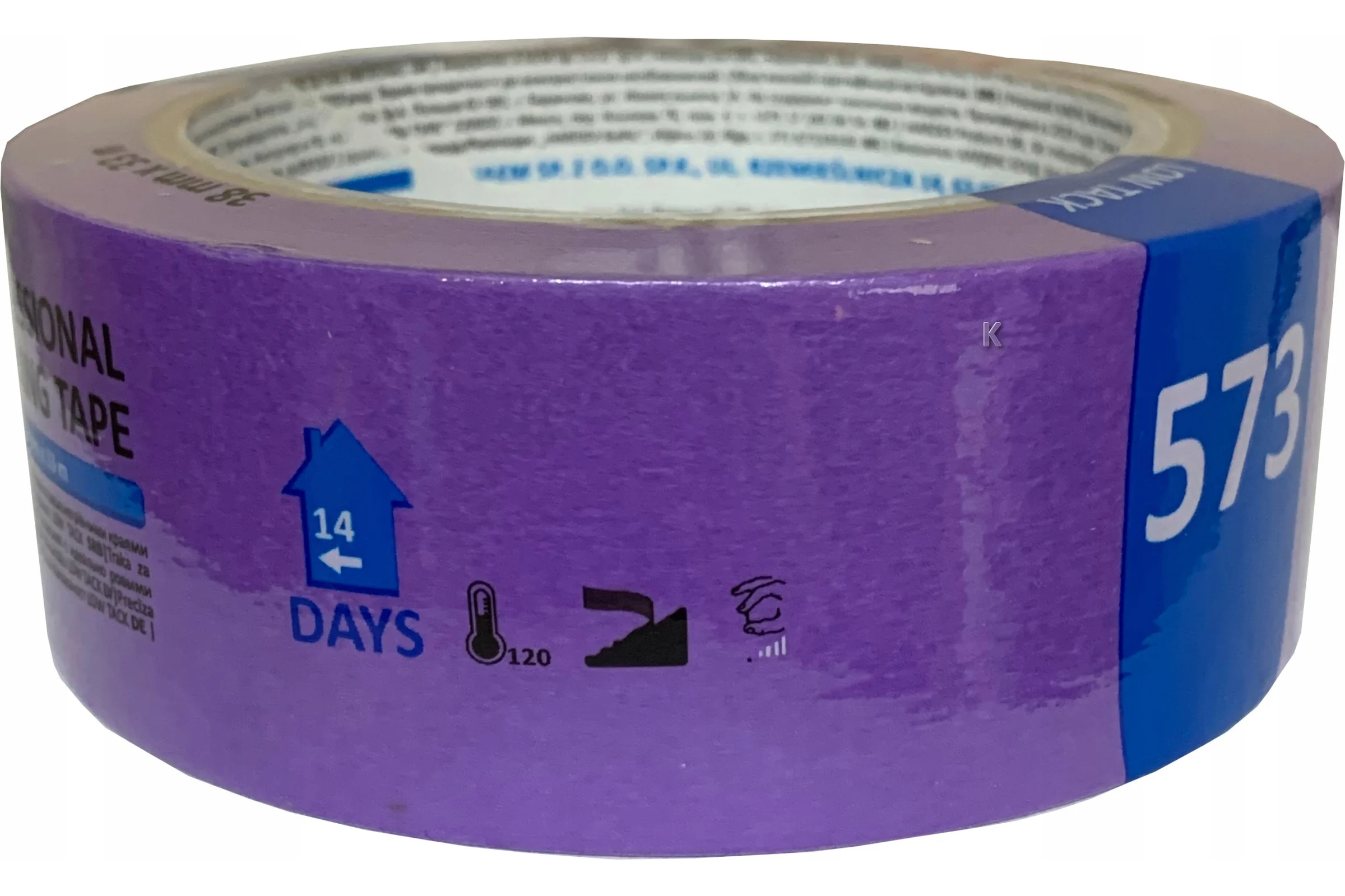 Малярная лента SCLEY серия 573, 38 мм, 33 м, фиолетовая 0300-733338
