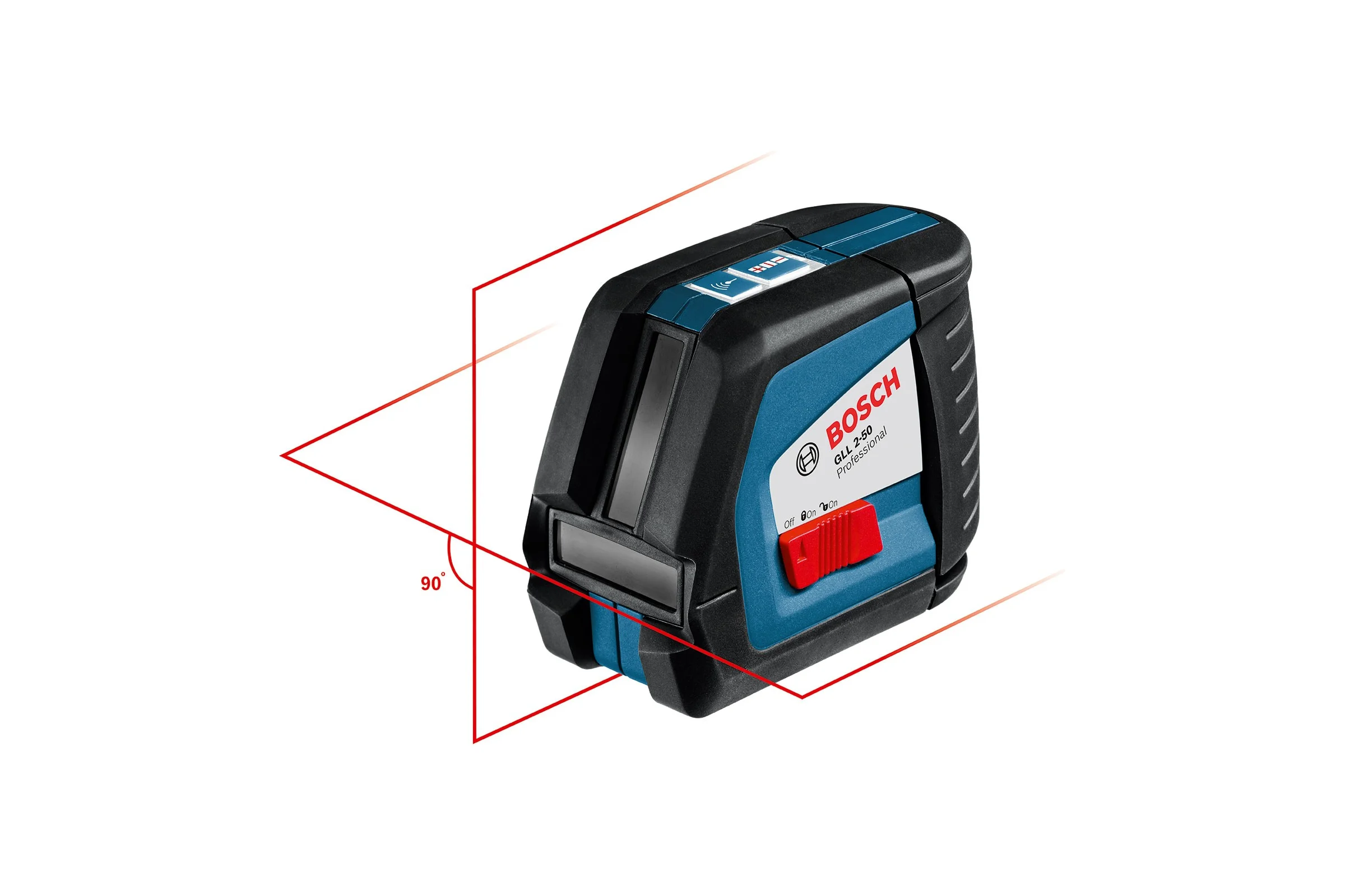 Лазерный нивелир Bosch GLL 2-50 + держатель BM1+ лазерный приемник LR2 Bosch 0.601.063.103