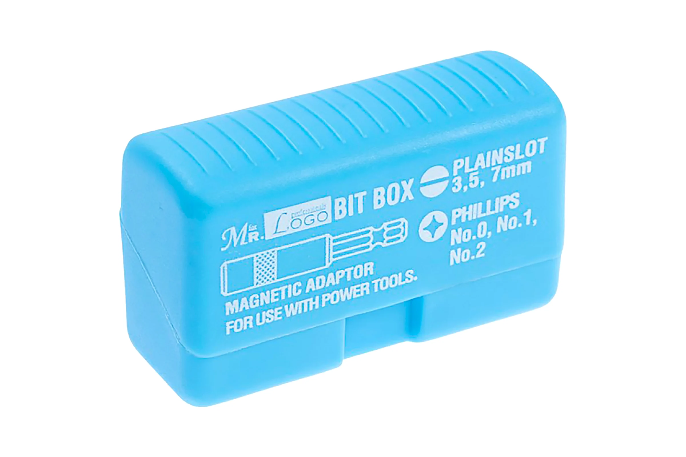 Набор насадок-бит CR-V 7 предметов (blue) Mr. Logo SD-801B-AS