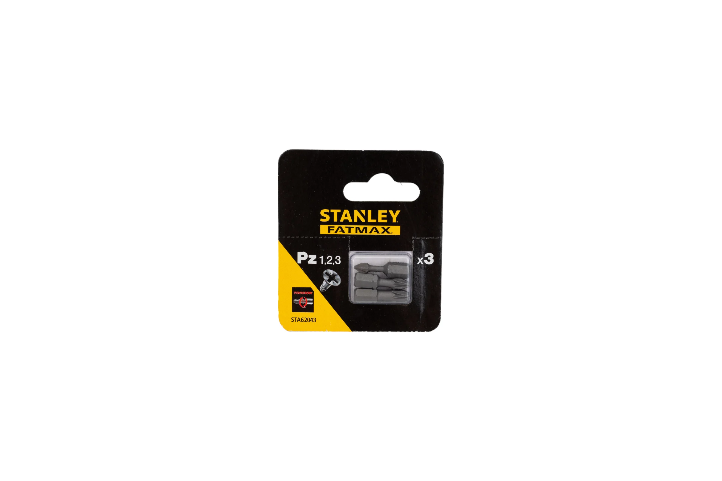Биты FATMAX TORSION PZ1, 2, 3x25 мм, 3 шт Stanley STA62043-XJ