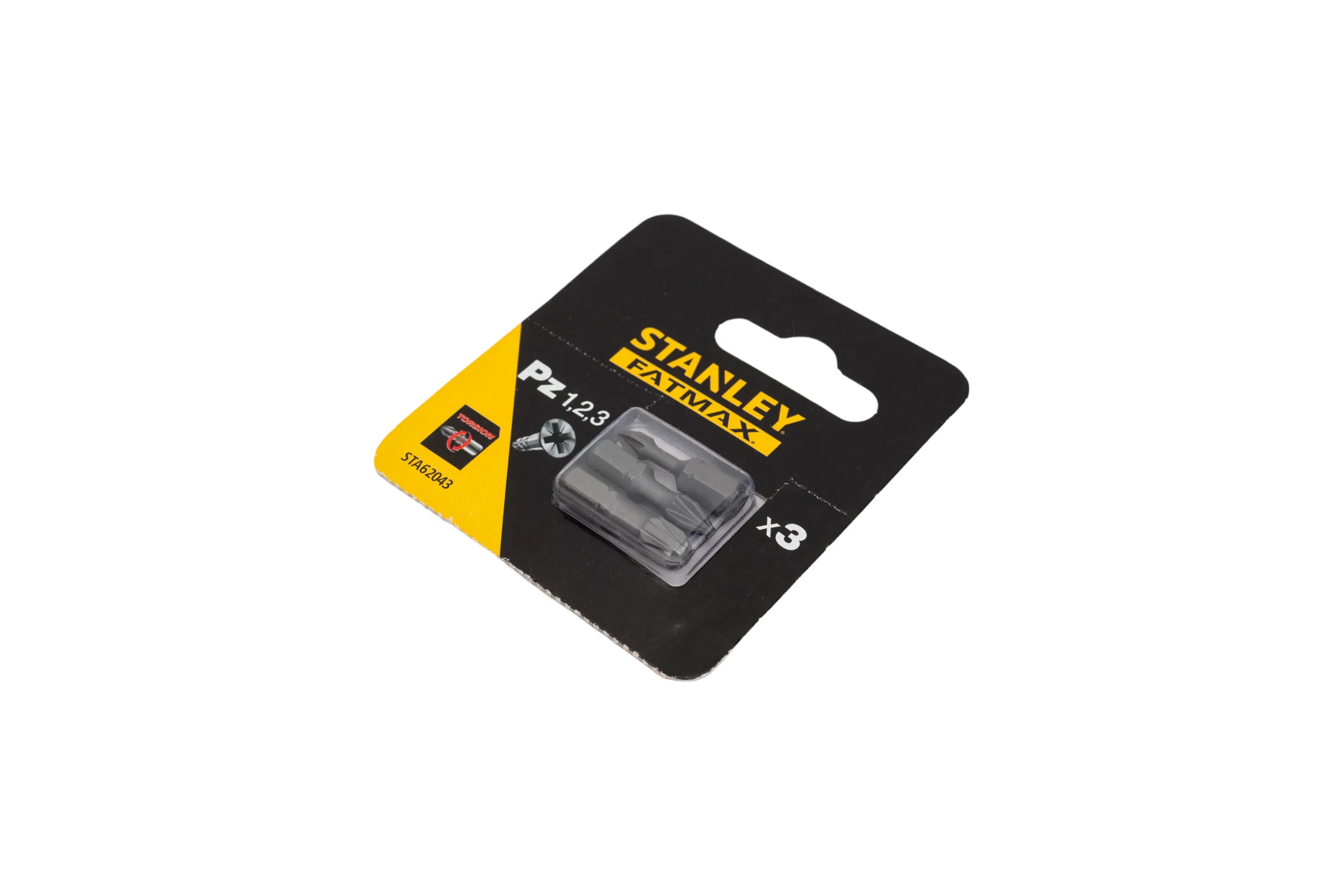 Биты FATMAX TORSION PZ1, 2, 3x25 мм, 3 шт Stanley STA62043-XJ