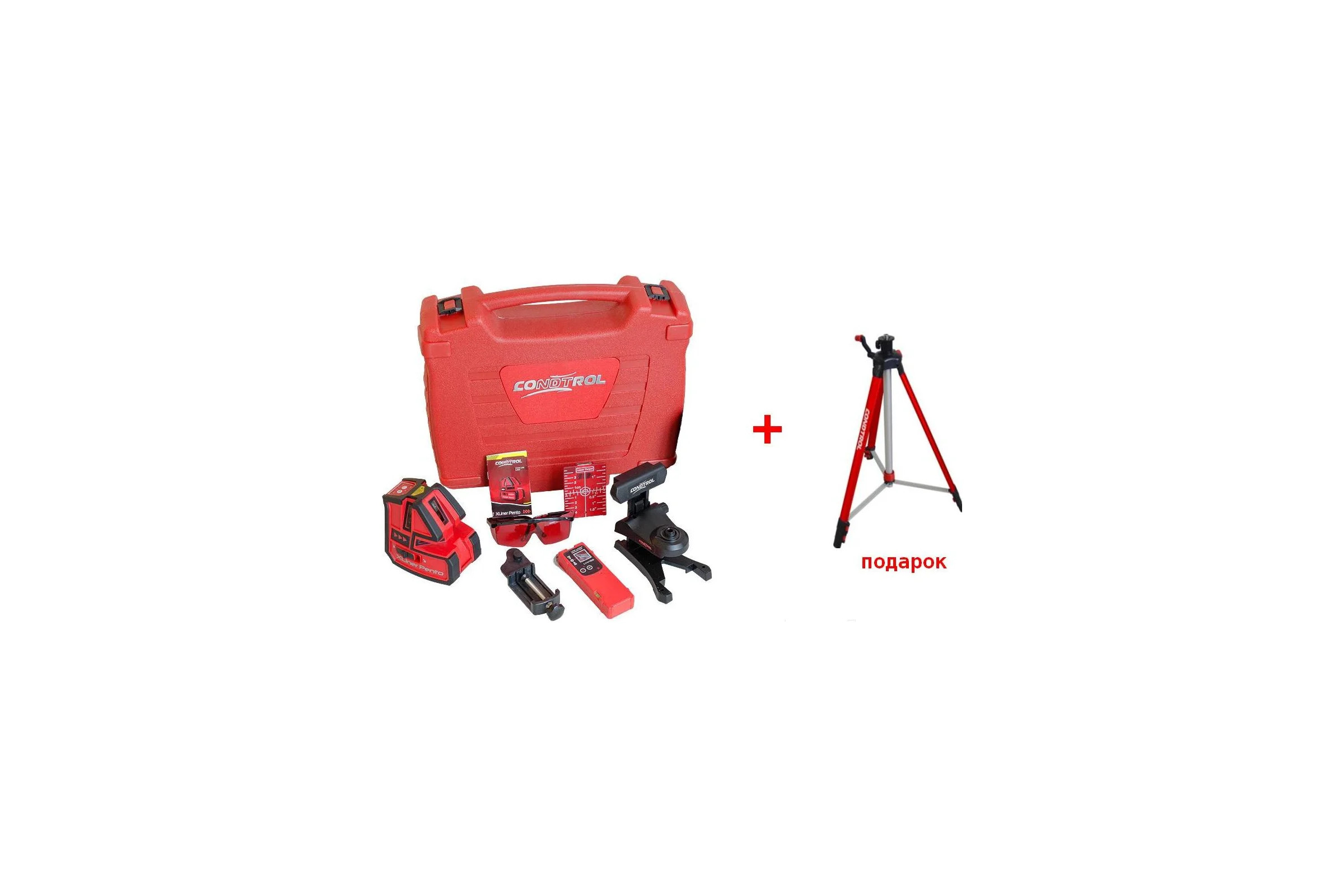 Мультипризменный лазерный нивелир CONDTROL XLiner PENTO SET