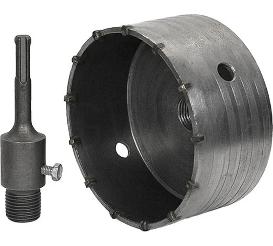 Коронка в сборе по бетону SDS-plus 110 мм S.E.B. 401KH-110
