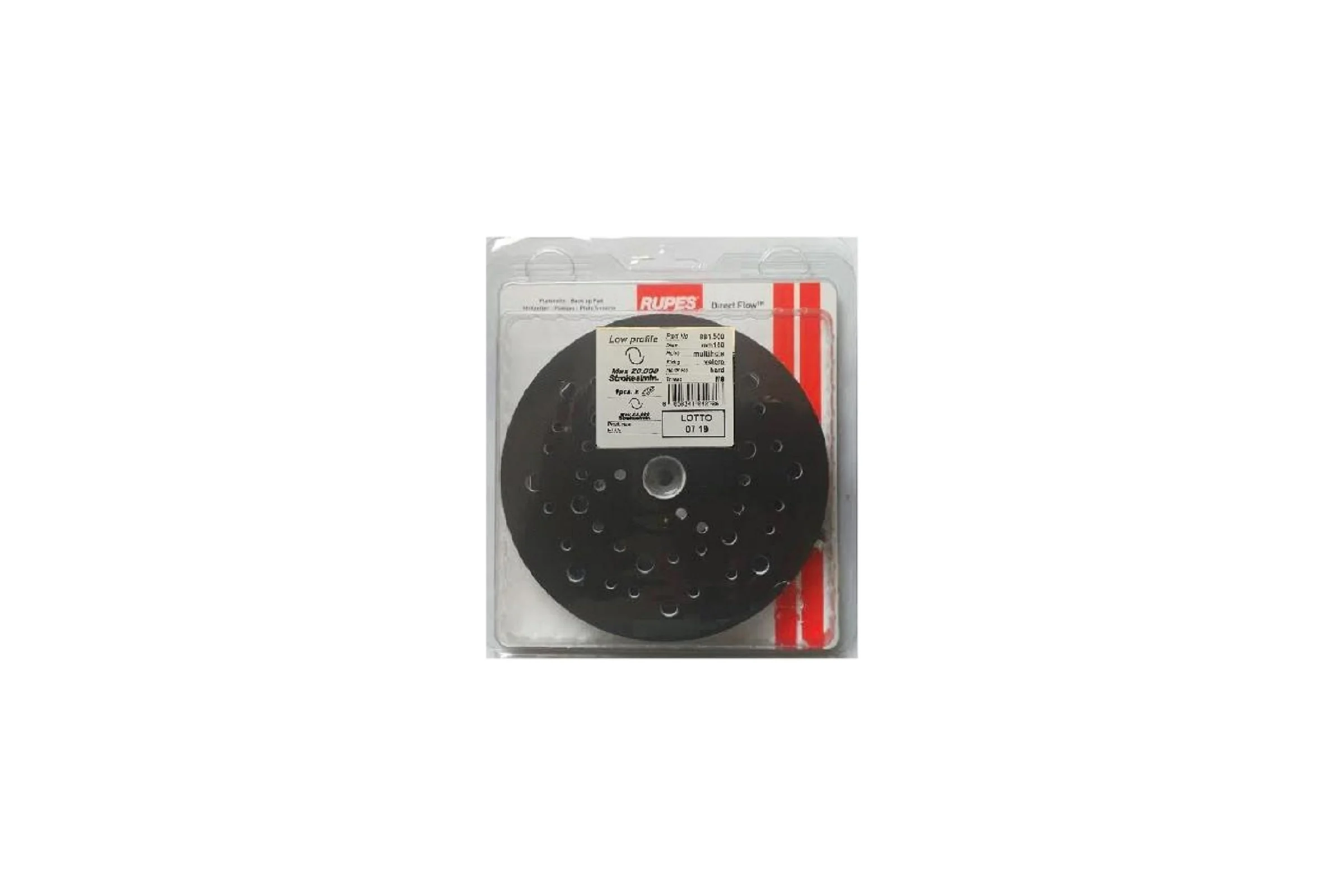 Диск-подошва жесткая (150 мм; М8) для машинок ER-BR-RH RUPES 981.500