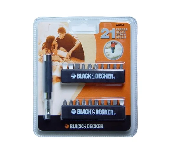 Набор 21шт. BLACK DECKER A 7074