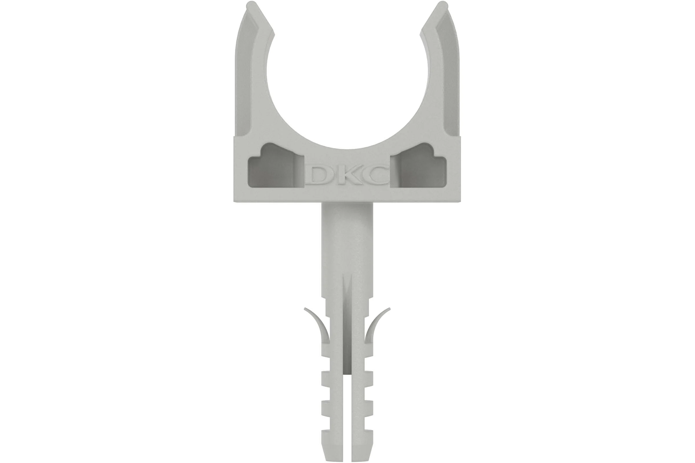 Держатель для труб DKC клипса d20мм+дюбель с винтом 100шт 51320DIY