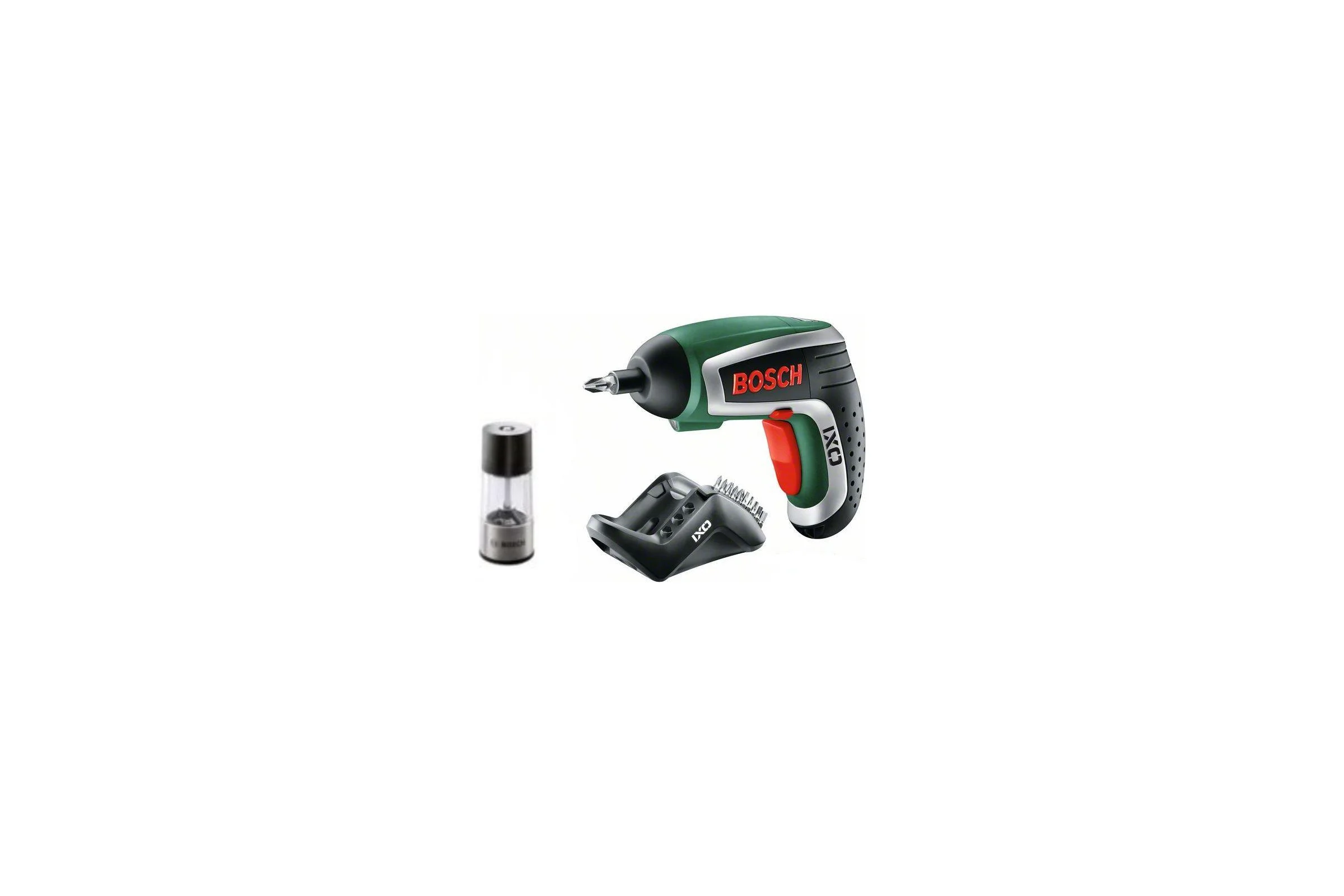 Аккумуляторный шуруповерт Bosch IXO Spice с насадками 0.603.981.007