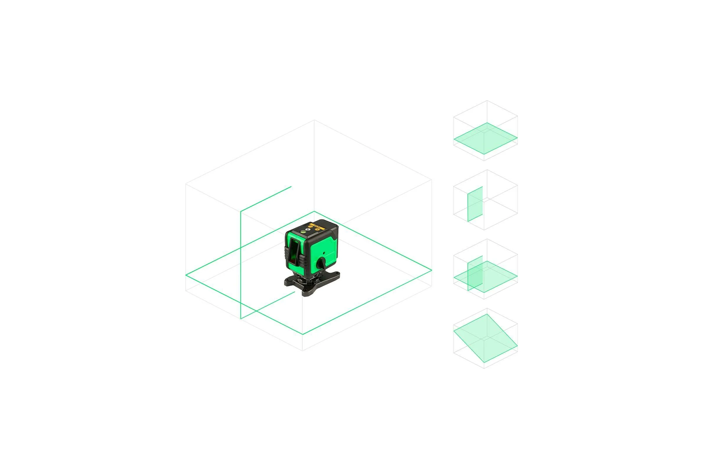 Лазерный нивелир AMO LN 360 GREEN 851674