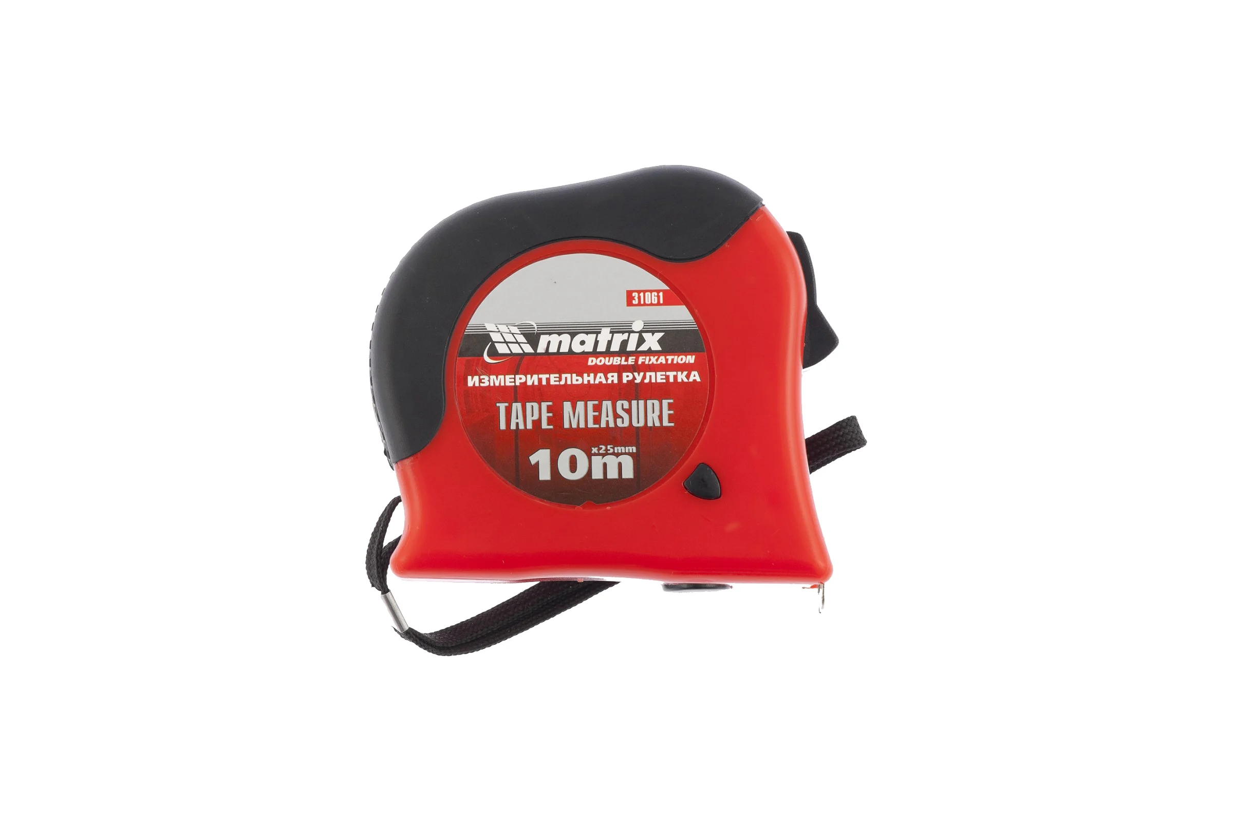 Рулетка 10 м х 25 мм Double fixation MATRIX 31061