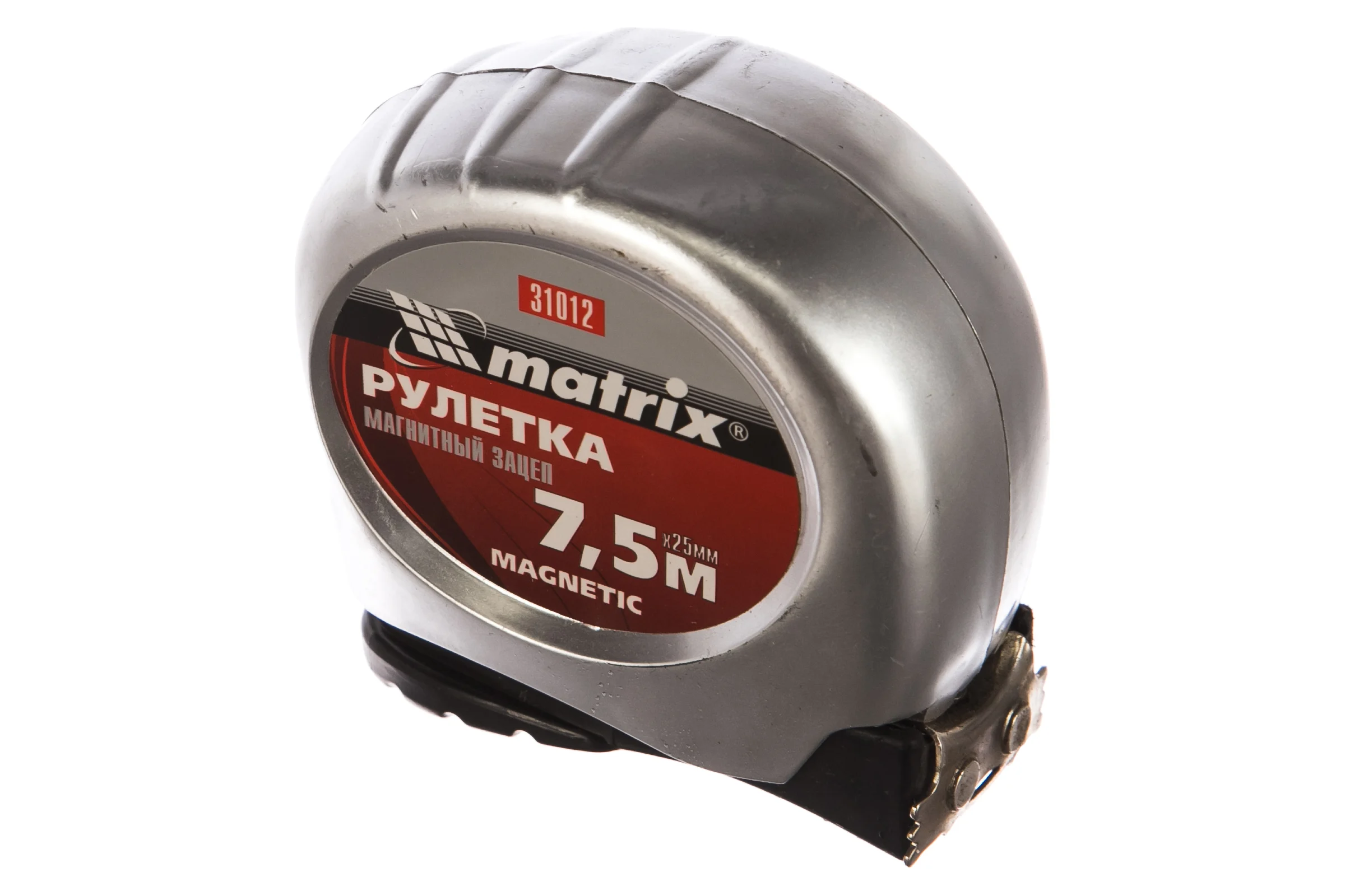 Рулетка 7,5 м х 25 мм Magnetic MATRIX 31012