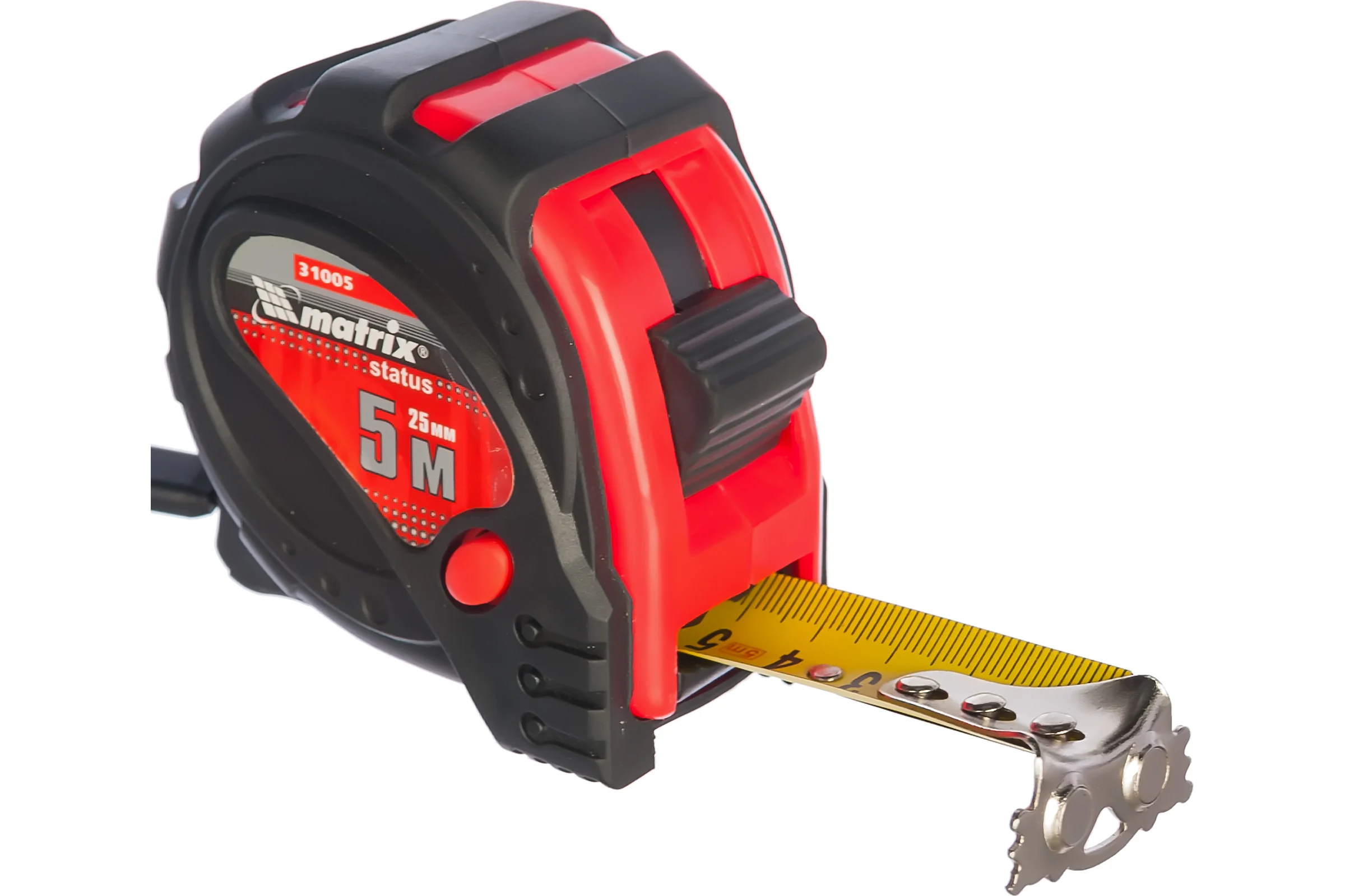 Рулетка 5 м х 25 мм Status magnet 3 fixations MATRIX 31005