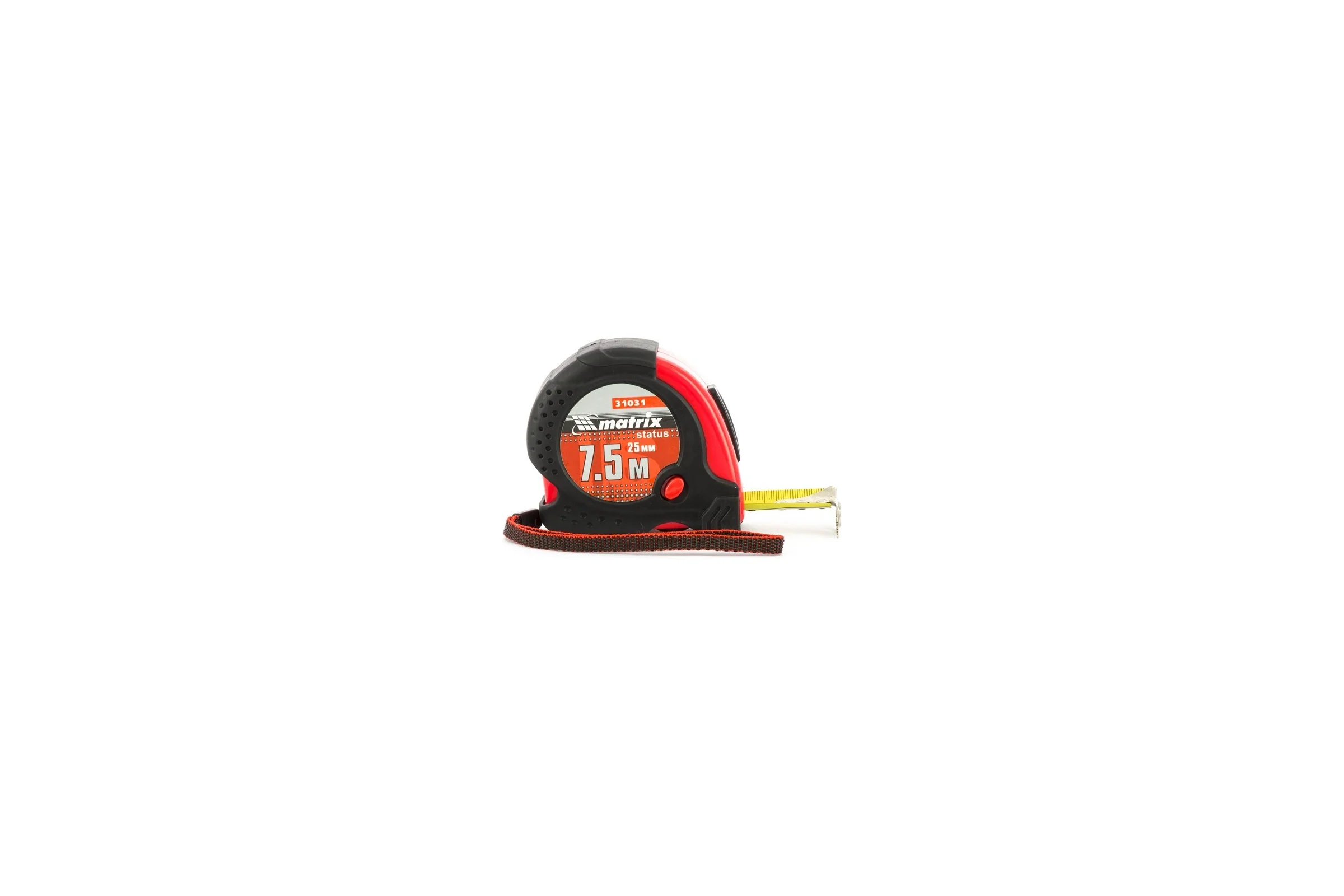 Рулетка 7,5 м х 25 мм Status magnet fixation MATRIX 31031